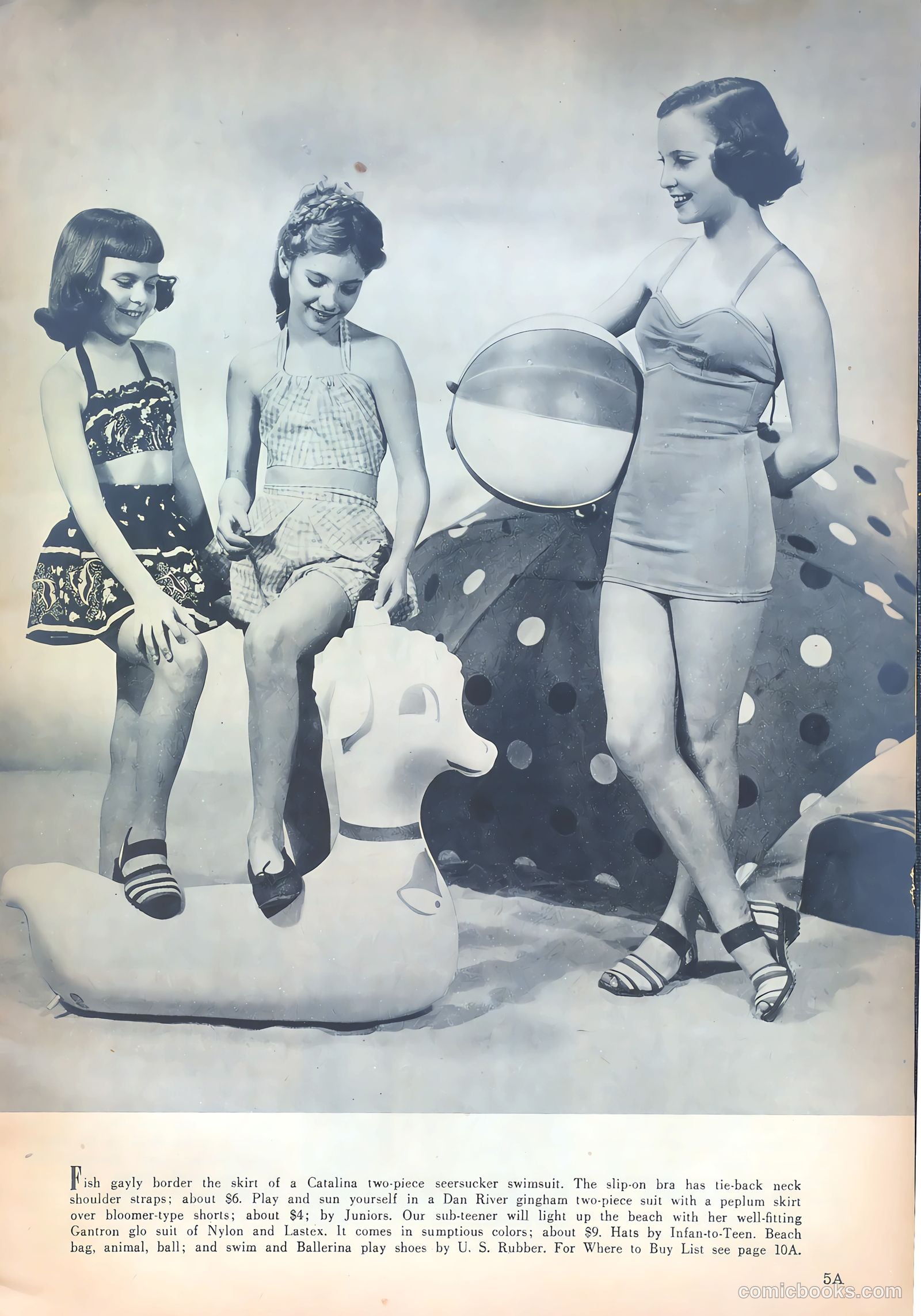 Girls' Fun and Fashion Magazine #46 (1950) — page 5 of 43
