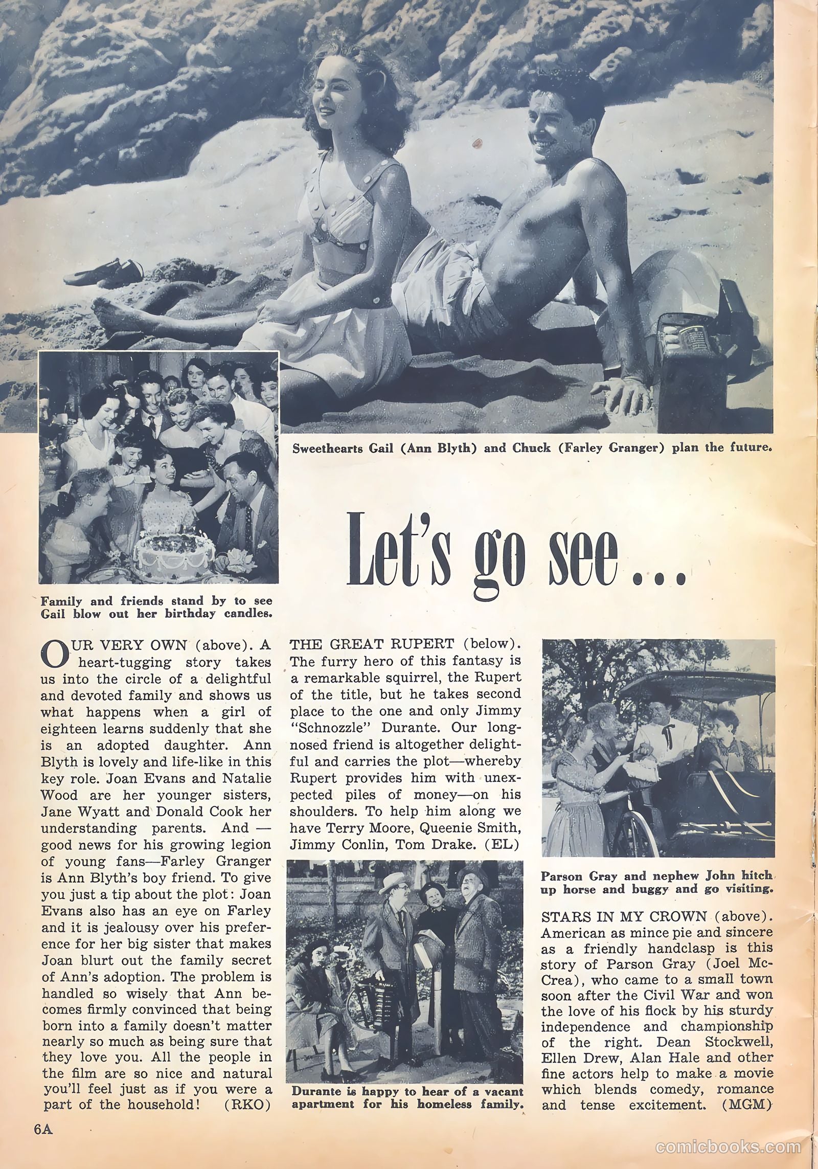 Girls' Fun and Fashion Magazine #46 (1950) — page 6 of 43