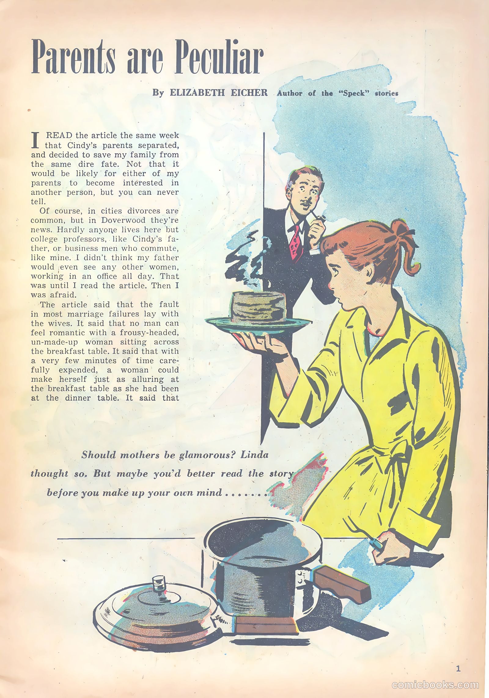 Girls' Fun and Fashion Magazine #46 (1950) — page 7 of 43