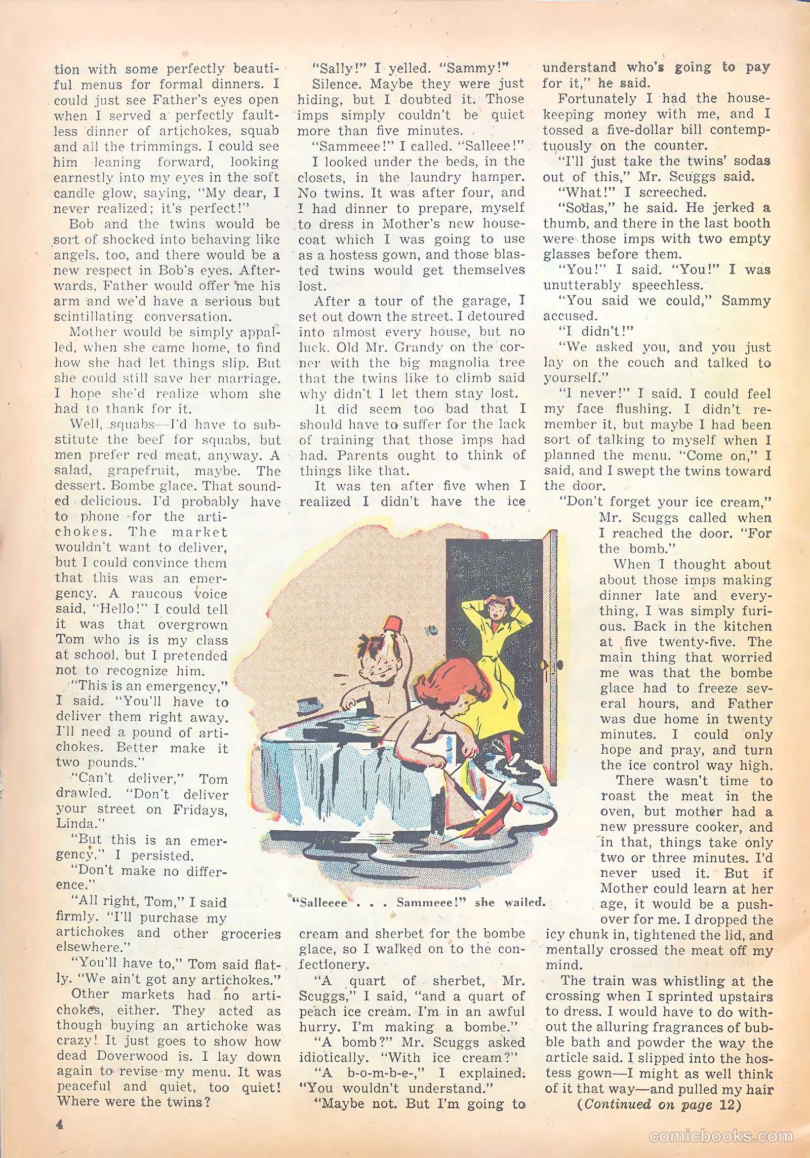 Girls' Fun and Fashion Magazine #46 (1950) — page 10 of 43