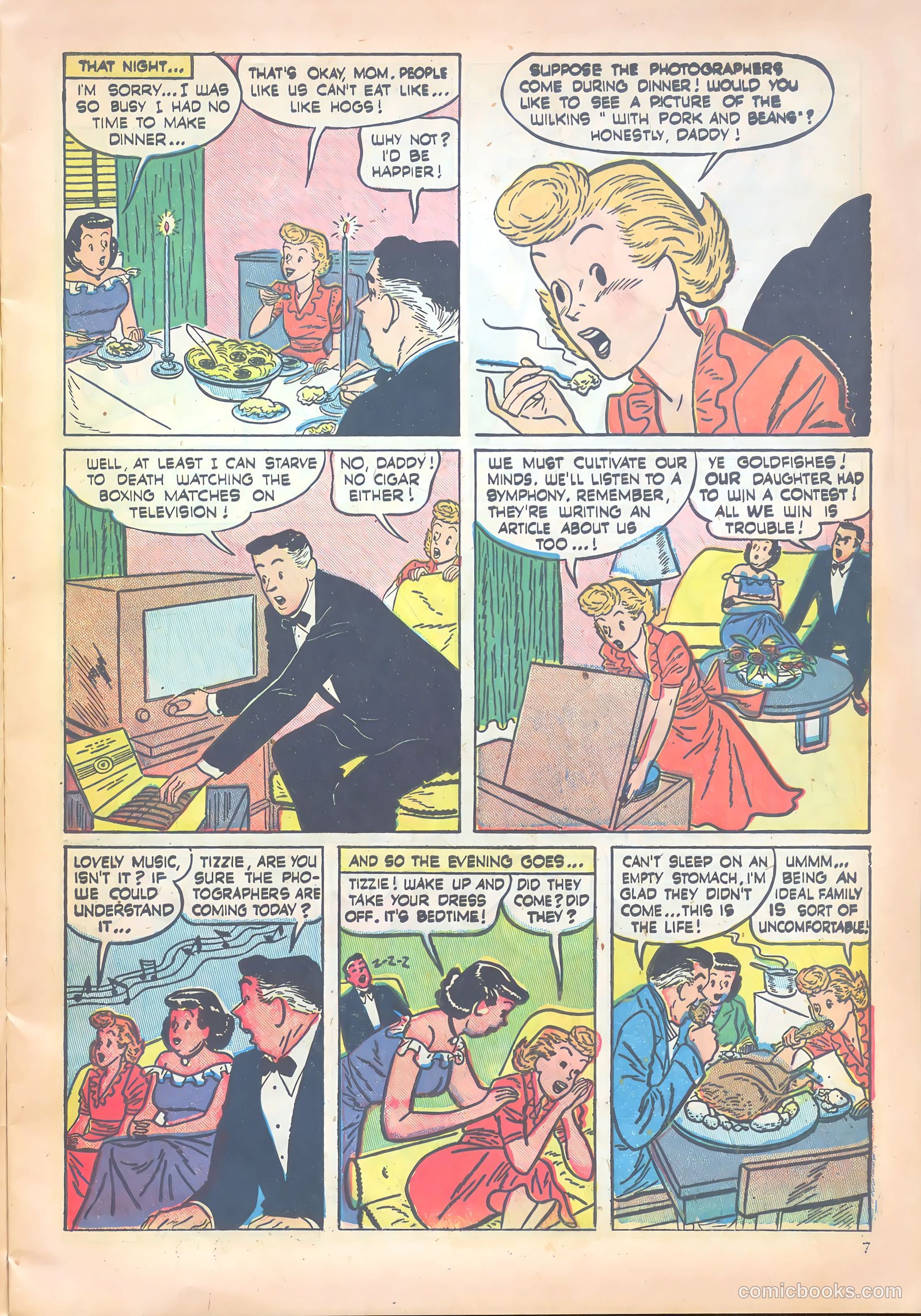 Girls' Fun and Fashion Magazine #46 (1950) — page 13 of 43