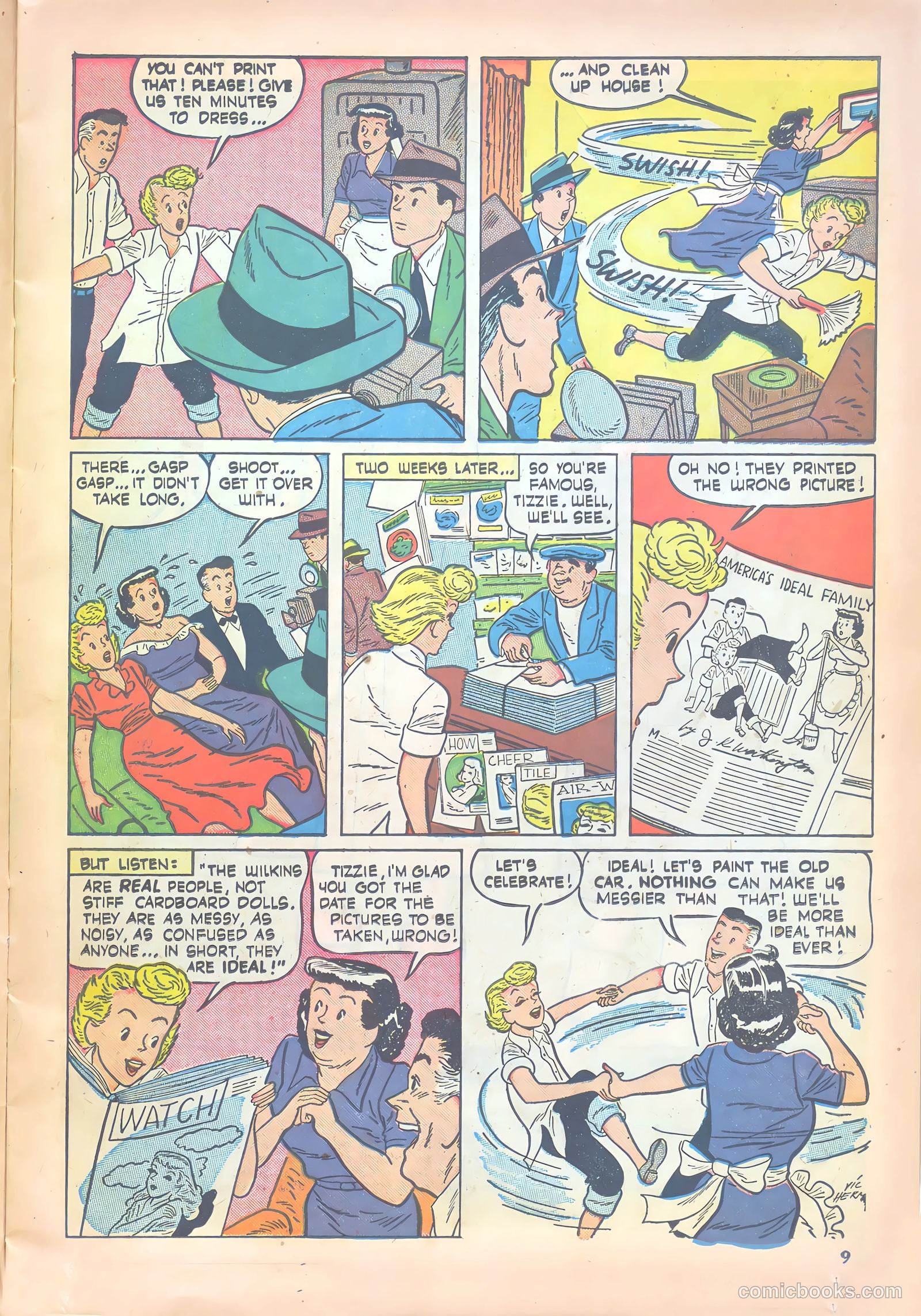 Girls' Fun and Fashion Magazine #46 (1950) — page 15 of 43