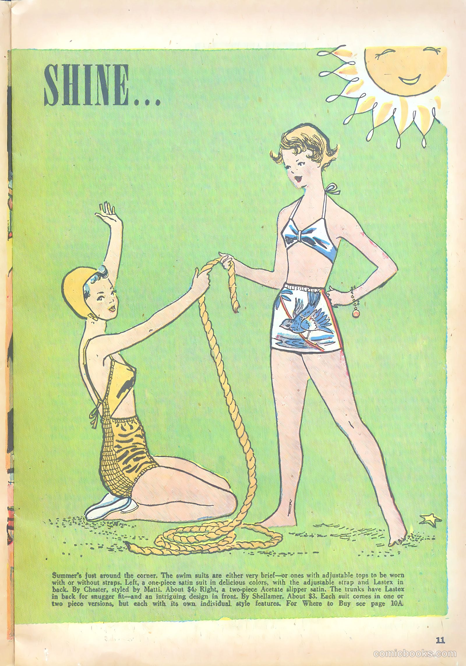 Girls' Fun and Fashion Magazine #46 (1950) — page 17 of 43