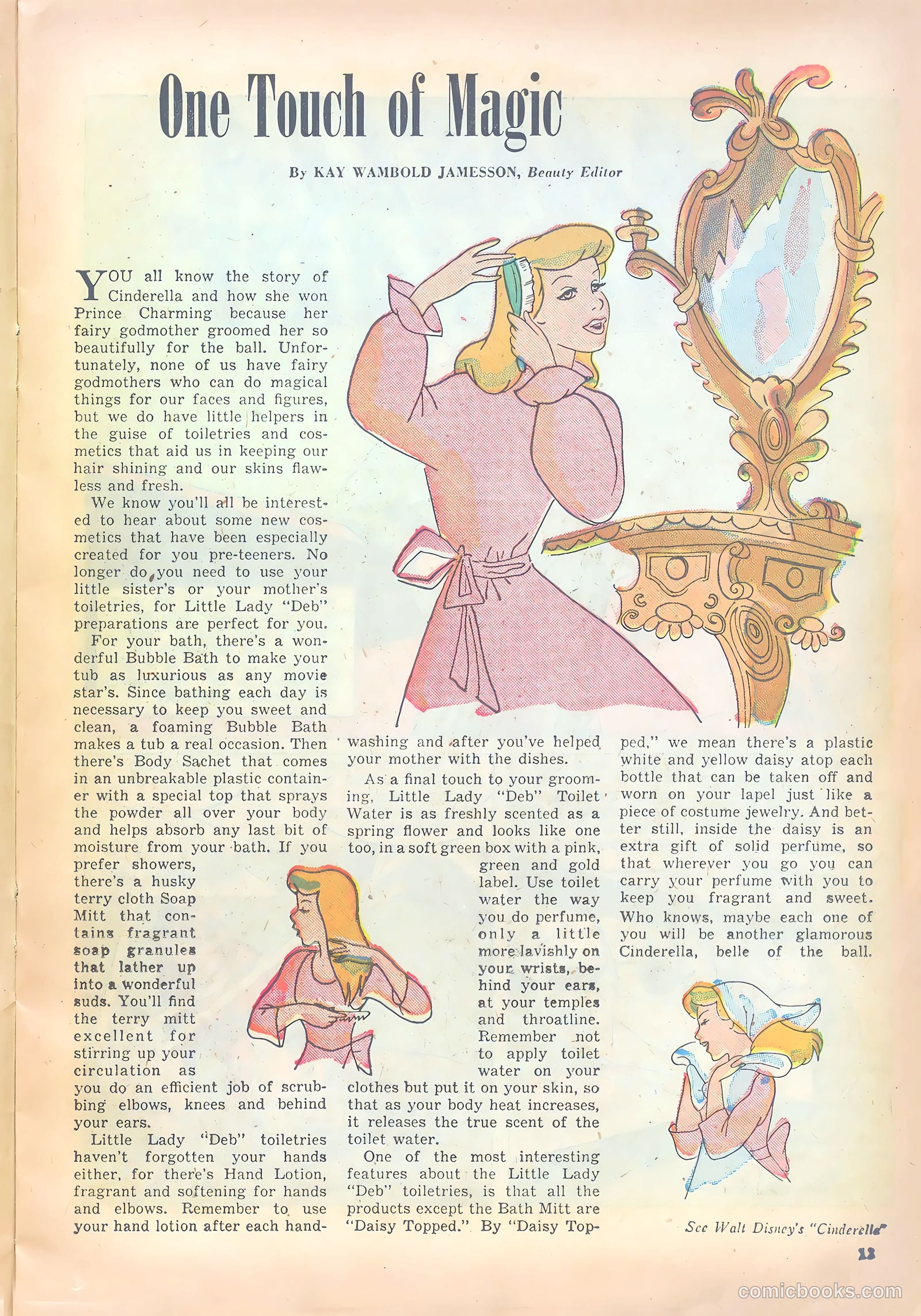 Girls' Fun and Fashion Magazine #46 (1950) — page 19 of 43