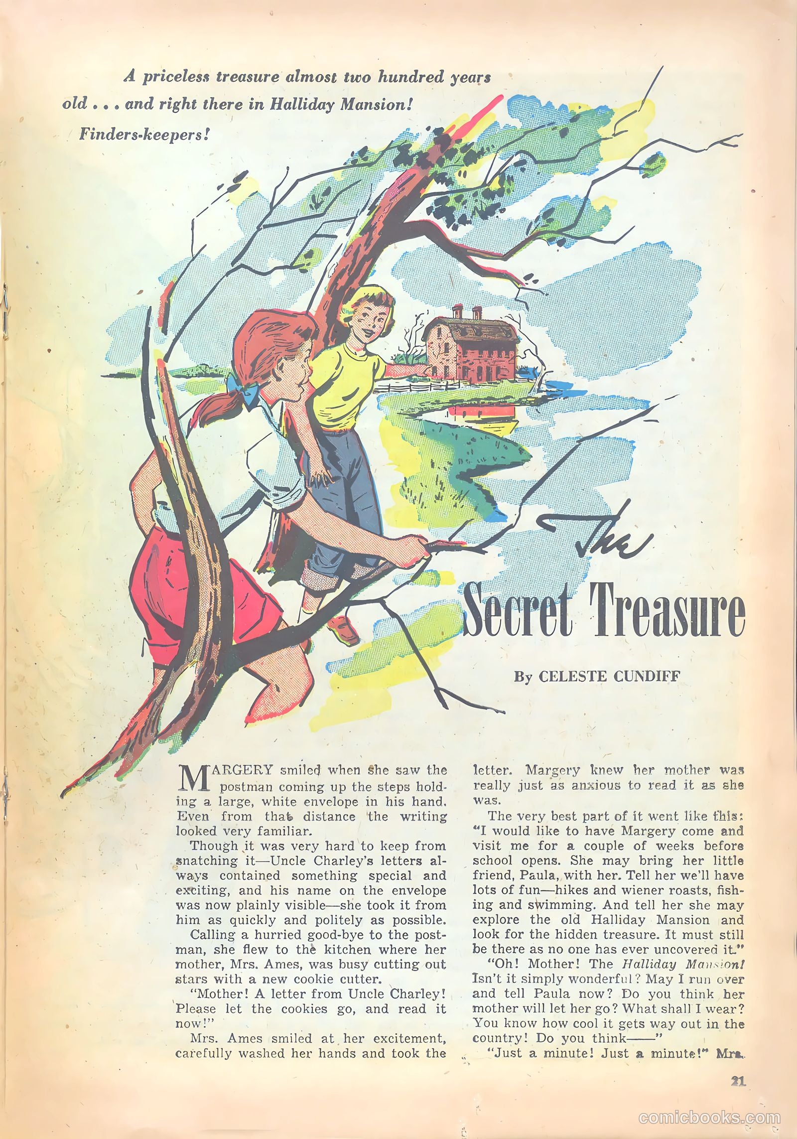 Girls' Fun and Fashion Magazine #46 (1950) — page 27 of 43