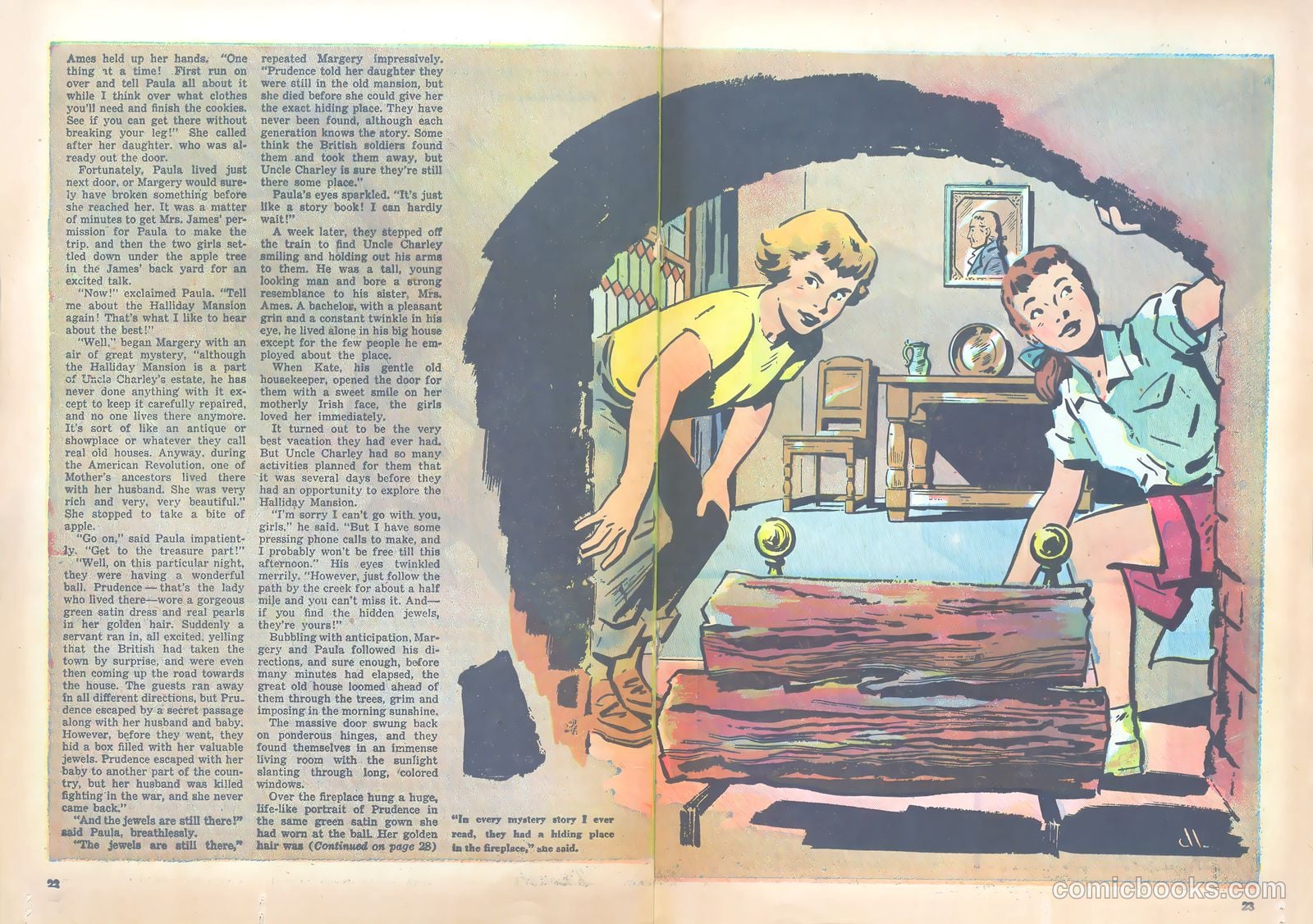 Girls' Fun and Fashion Magazine #46 (1950) — page 28 of 43