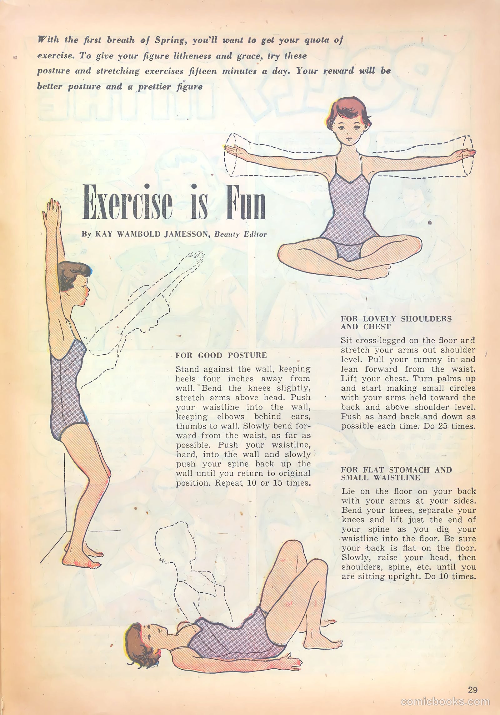 Girls' Fun and Fashion Magazine #46 (1950) — page 34 of 43