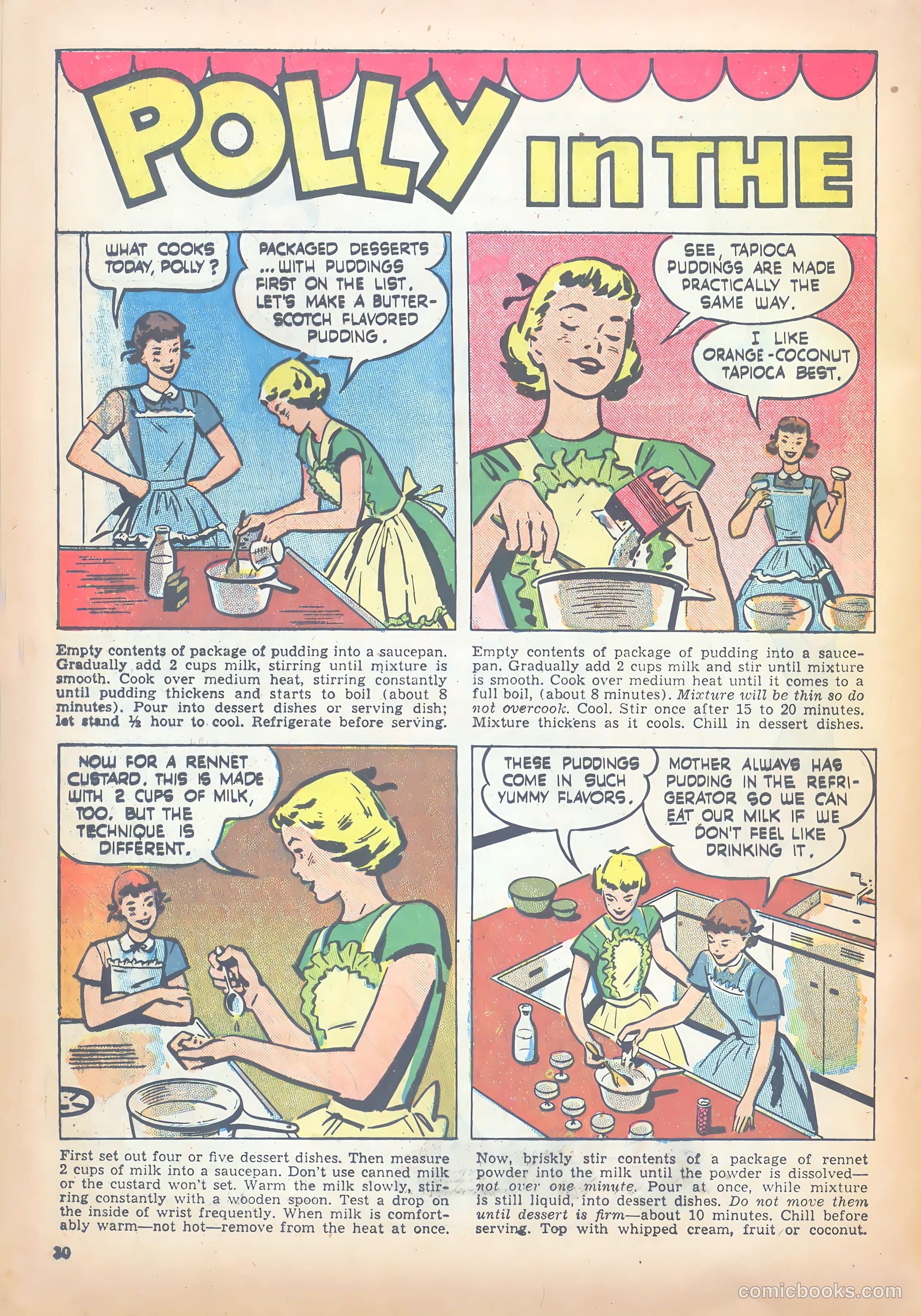 Girls' Fun and Fashion Magazine #46 (1950) — page 35 of 43
