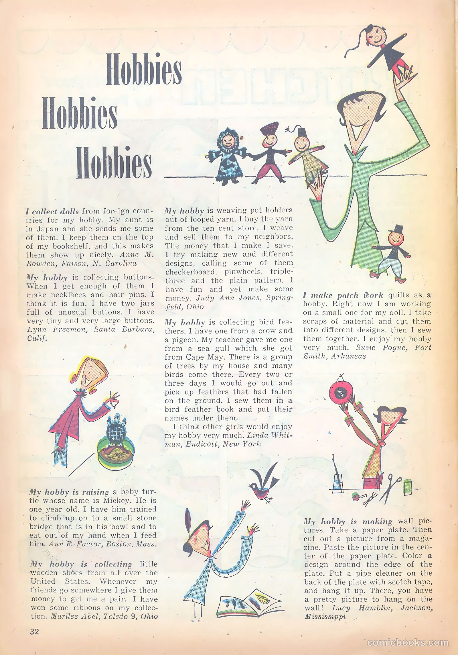 Girls' Fun and Fashion Magazine #46 (1950) — page 37 of 43
