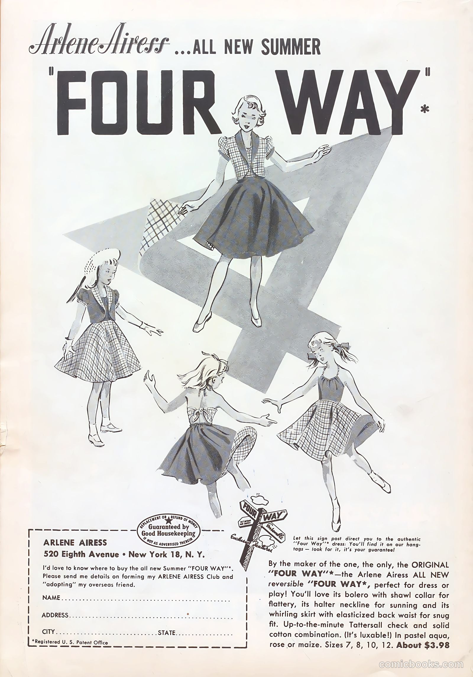 Girls' Fun and Fashion Magazine #46 (1950) — page 43 of 43