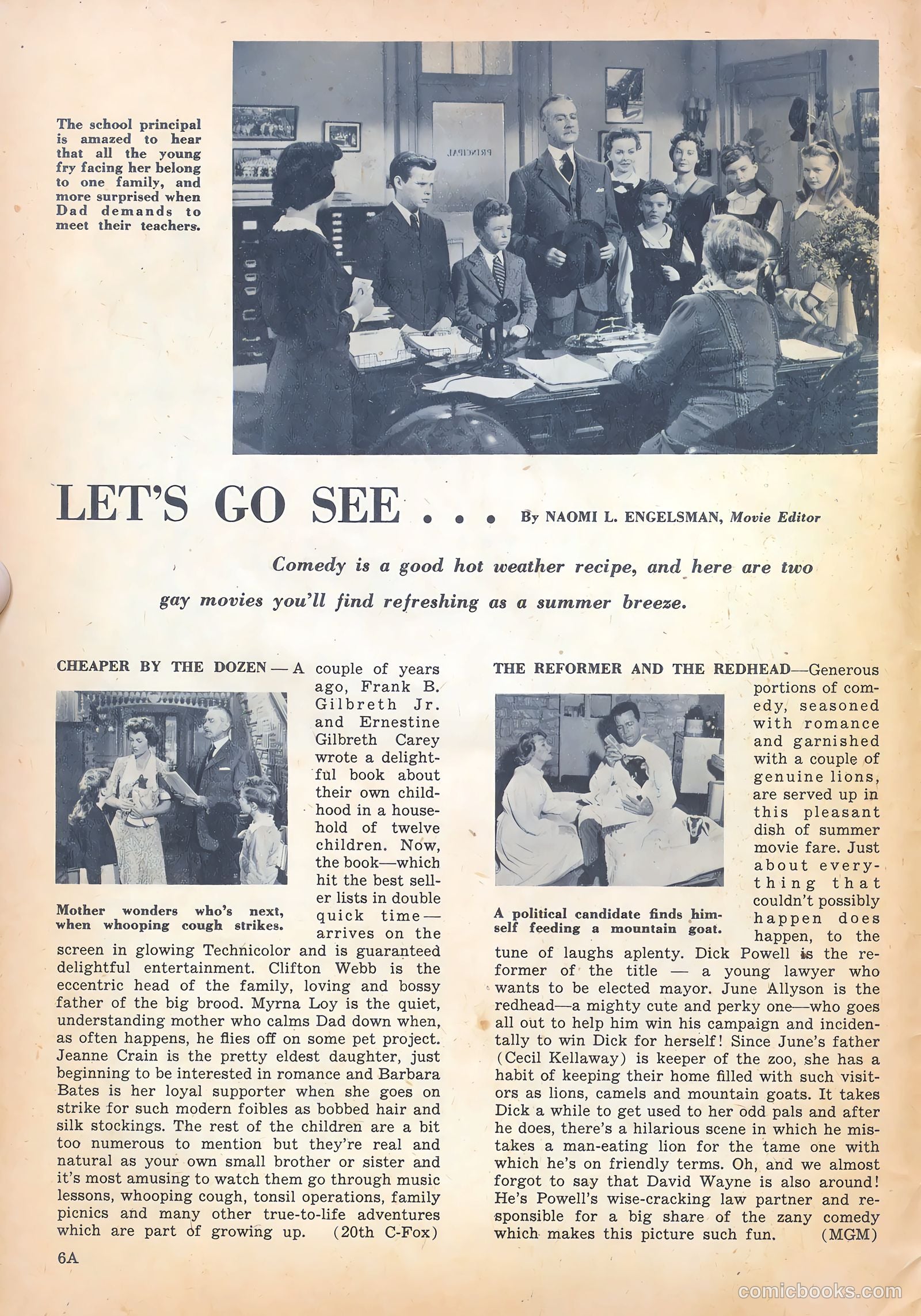 Girls' Fun and Fashion Magazine #47 (1950) — page 6 of 43