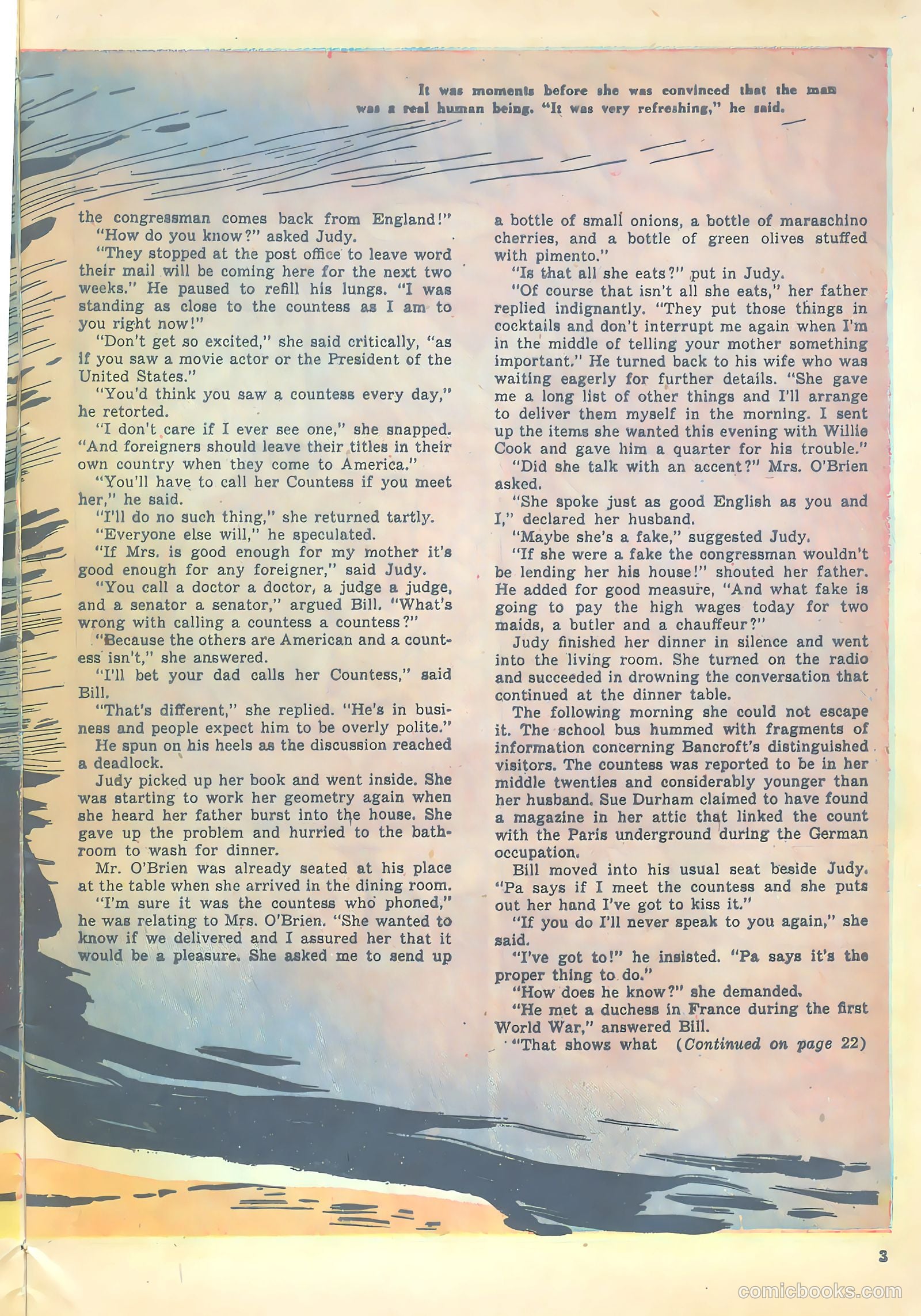 Girls' Fun and Fashion Magazine #47 (1950) — page 9 of 43