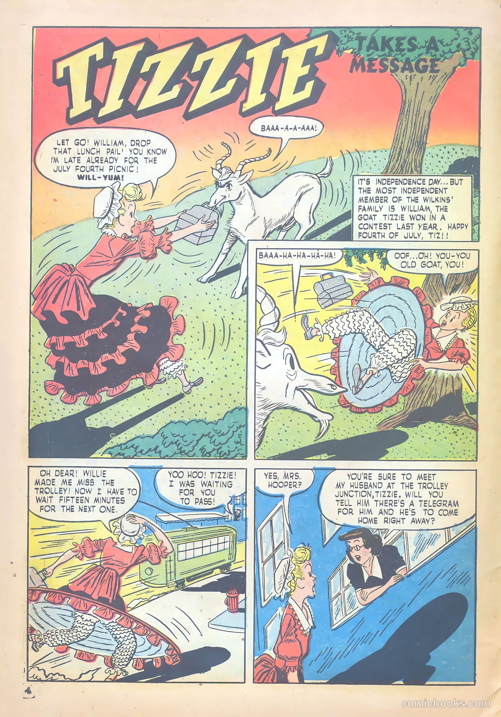 Girls' Fun and Fashion Magazine #47 (1950) — page 10 of 43