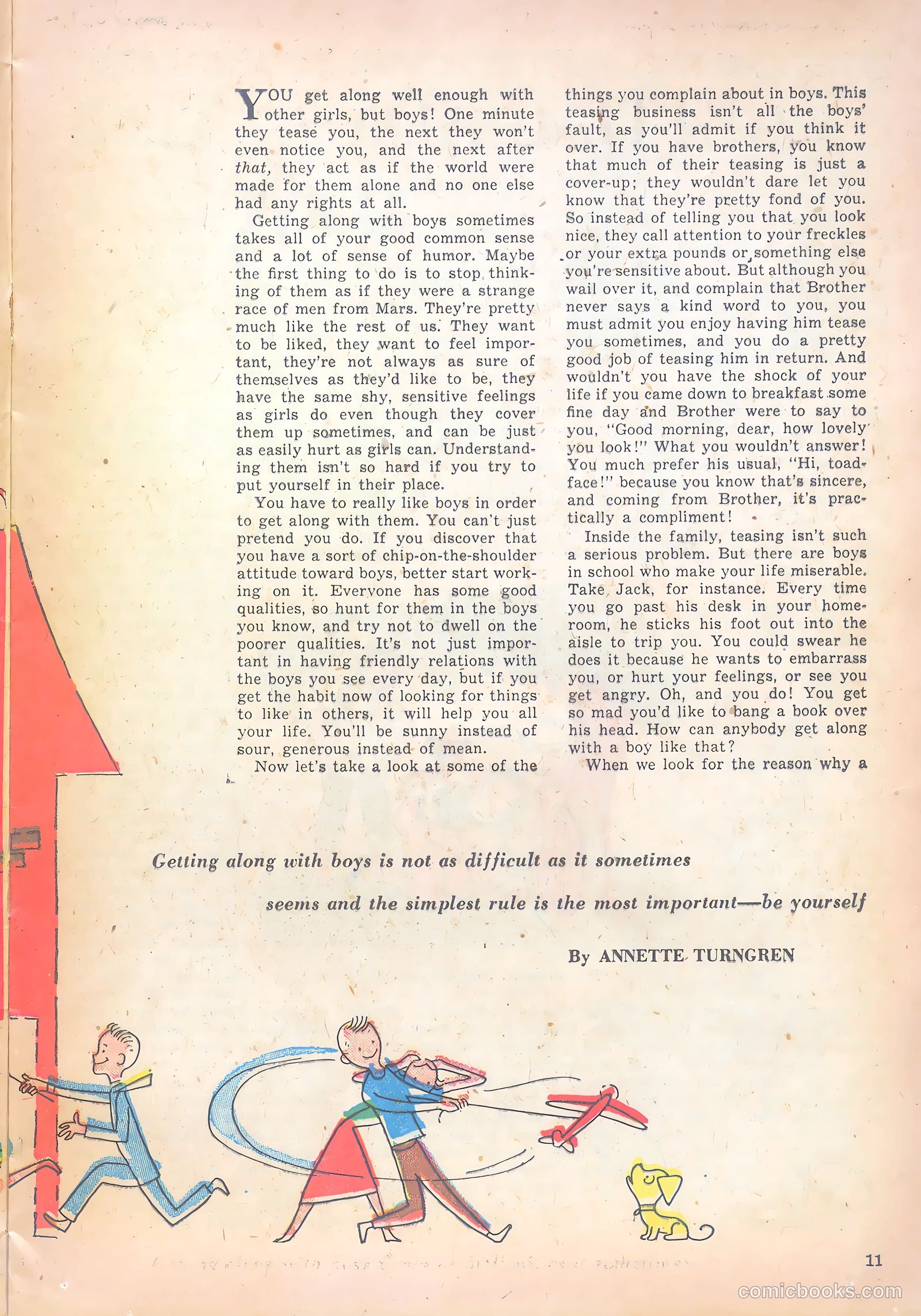 Girls' Fun and Fashion Magazine #47 (1950) — page 17 of 43