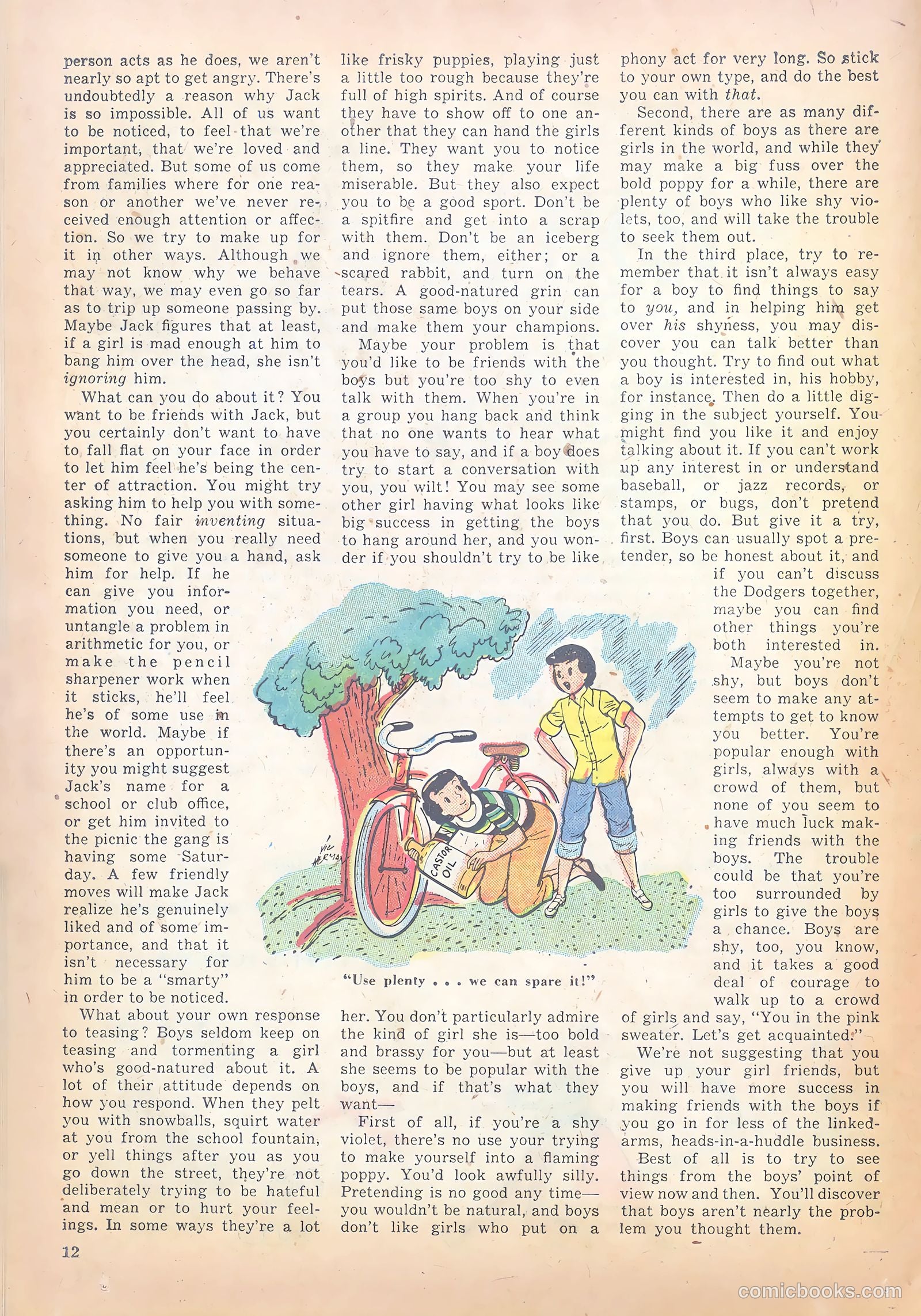 Girls' Fun and Fashion Magazine #47 (1950) — page 18 of 43