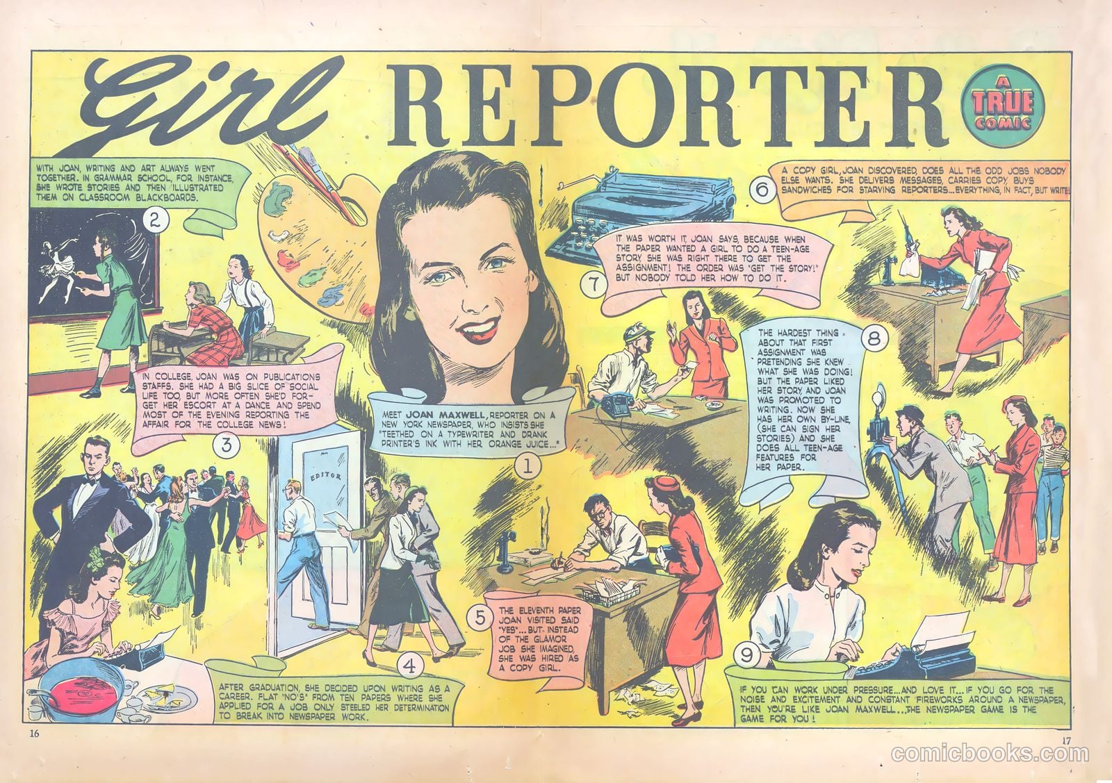 Girls' Fun and Fashion Magazine #47 (1950) — page 22 of 43