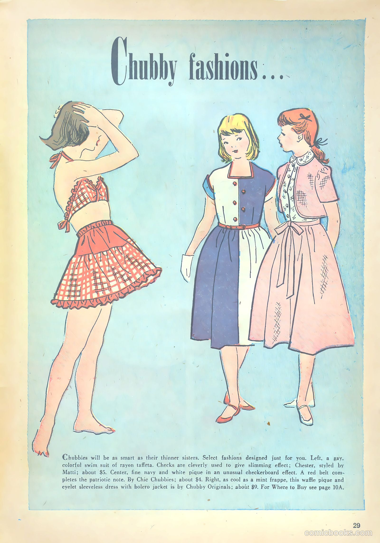 Girls' Fun and Fashion Magazine #47 (1950) — page 34 of 43