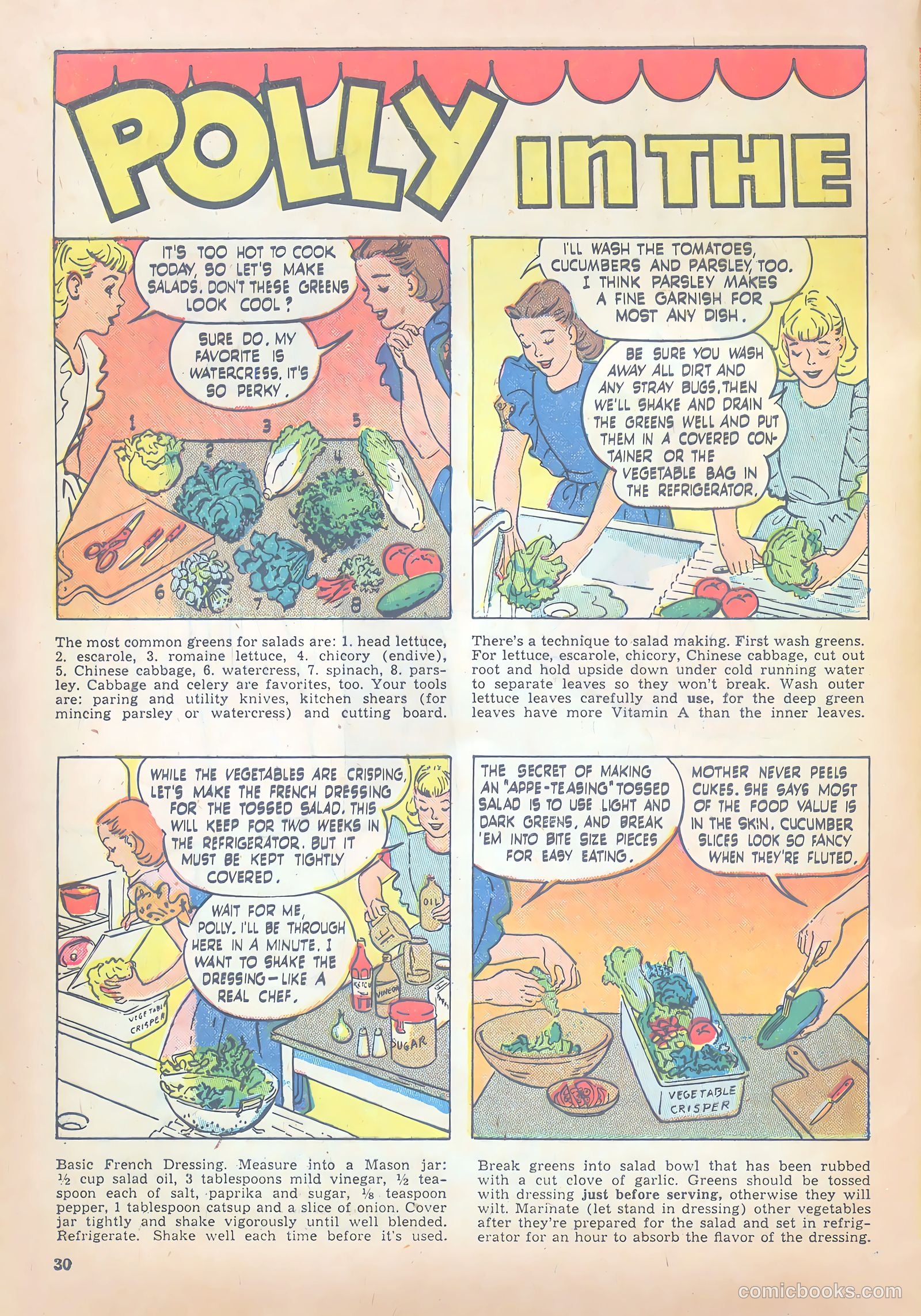 Girls' Fun and Fashion Magazine #47 (1950) — page 35 of 43