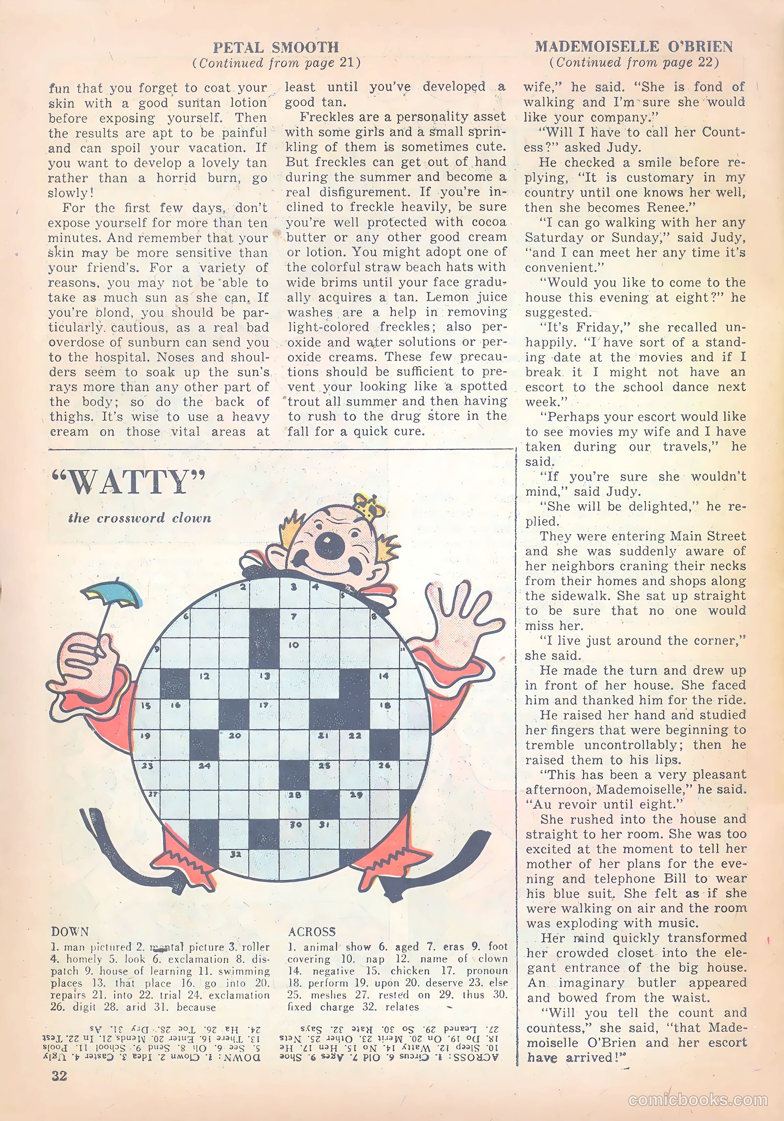 Girls' Fun and Fashion Magazine #47 (1950) — page 37 of 43