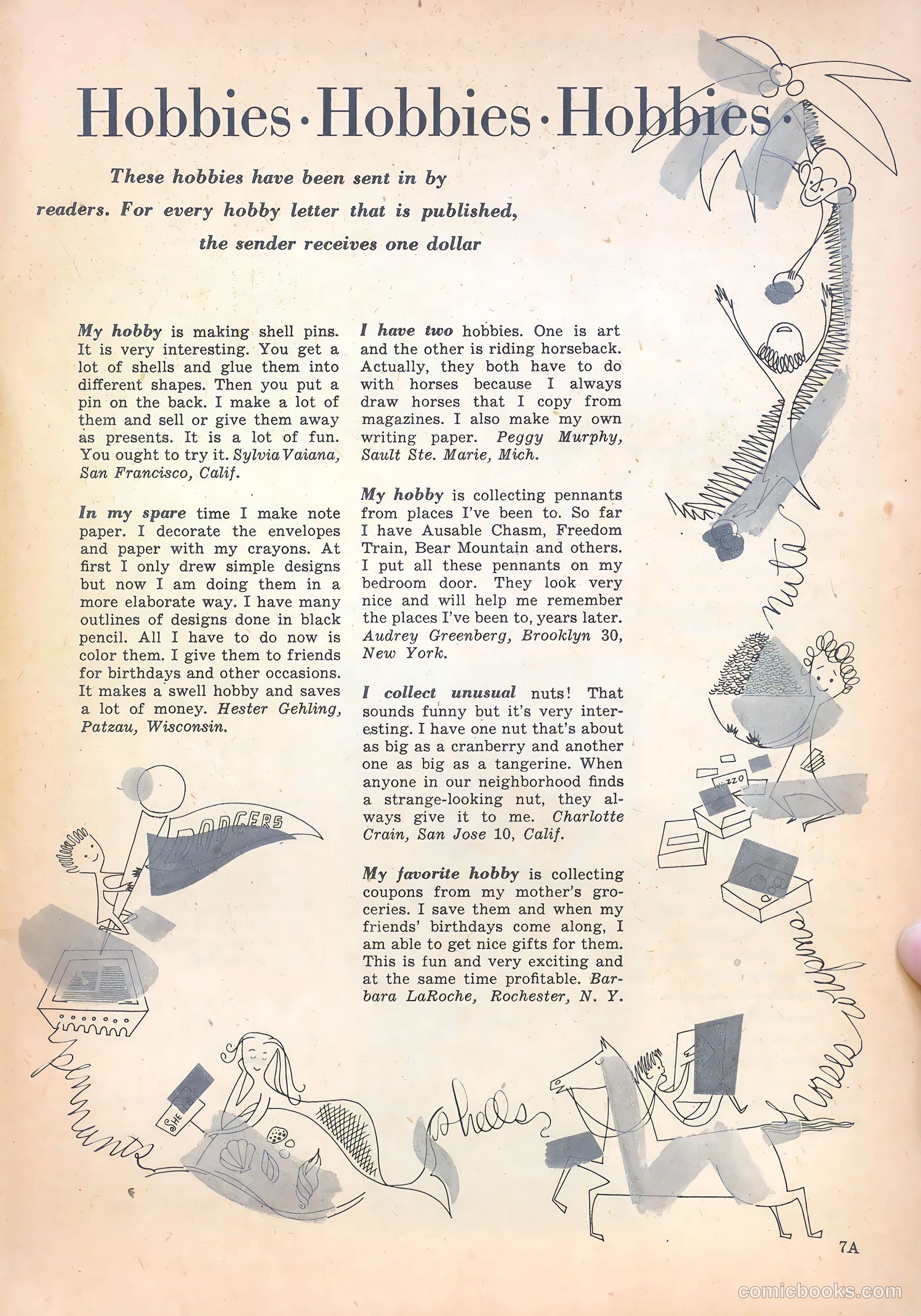 Girls' Fun and Fashion Magazine #47 (1950) — page 38 of 43