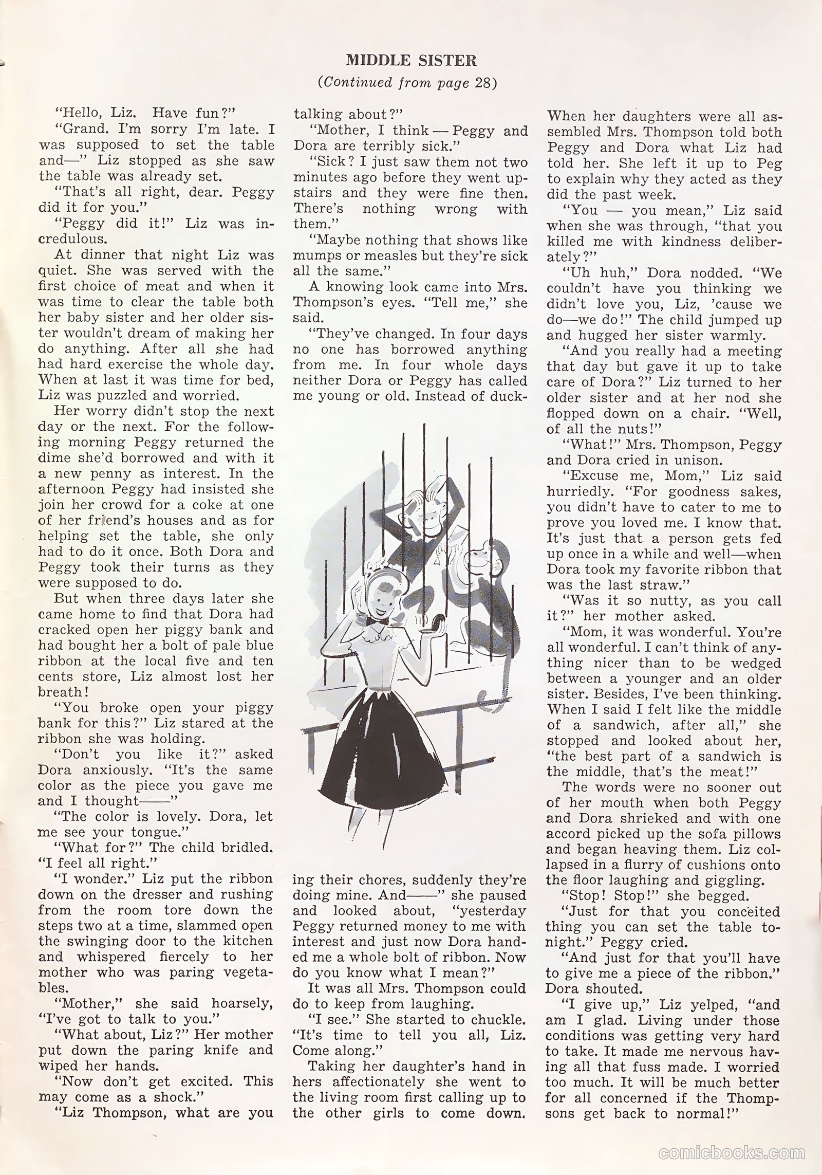 Girls' Fun and Fashion Magazine #47 (1950) — page 42 of 43