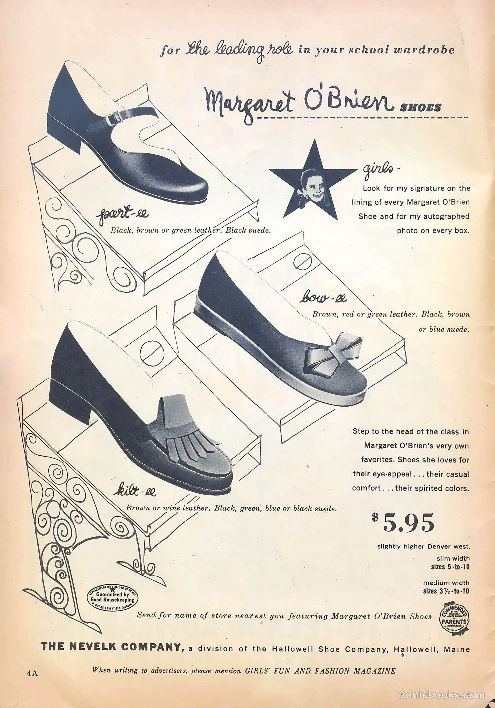 Girls' Fun and Fashion Magazine #48 (1950) — page 4 of 44