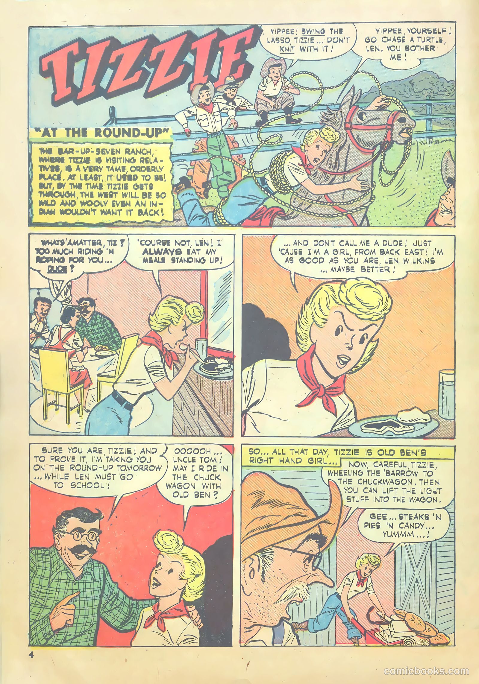 Girls' Fun and Fashion Magazine #48 (1950) — page 10 of 44