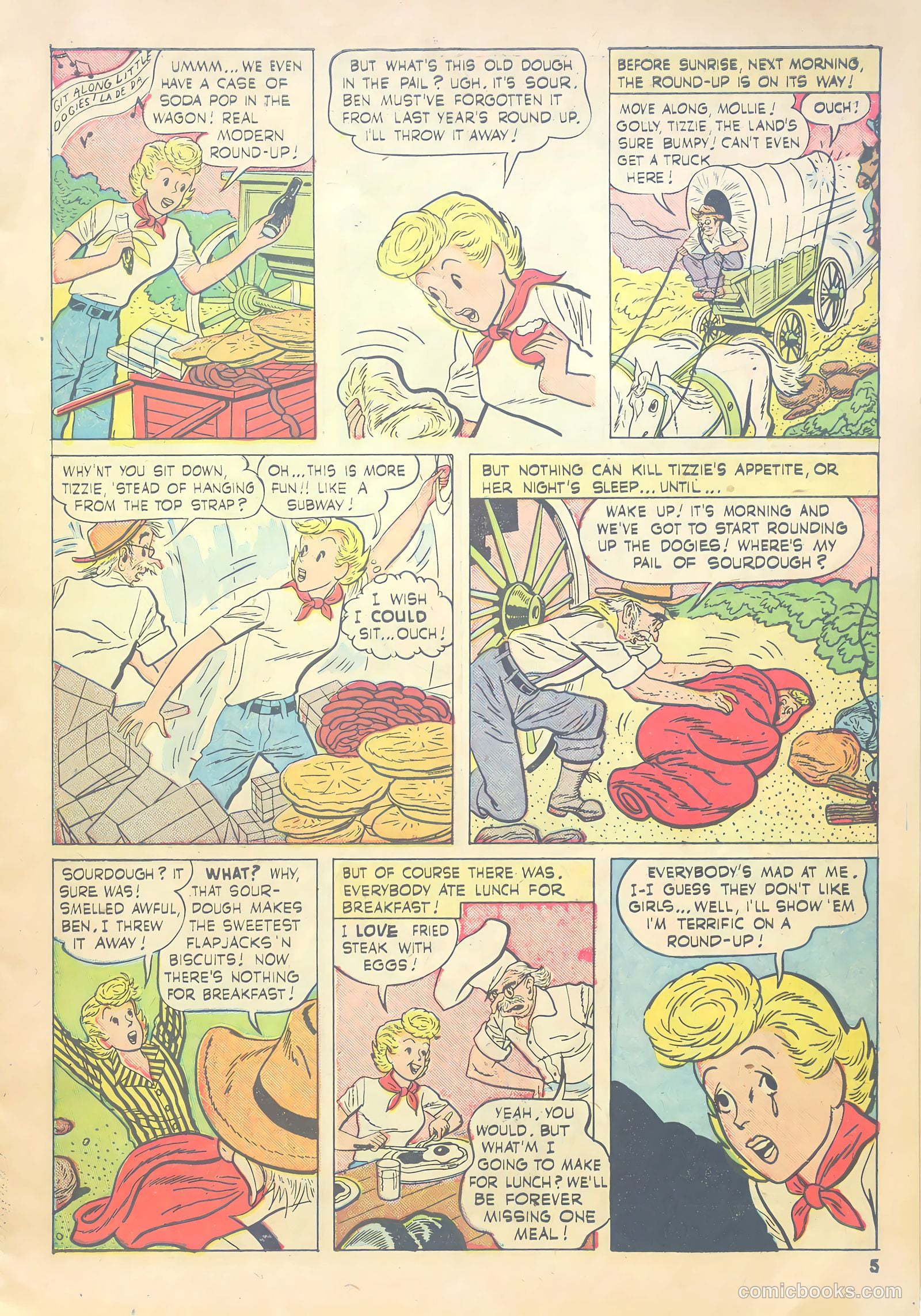 Girls' Fun and Fashion Magazine #48 (1950) — page 11 of 44