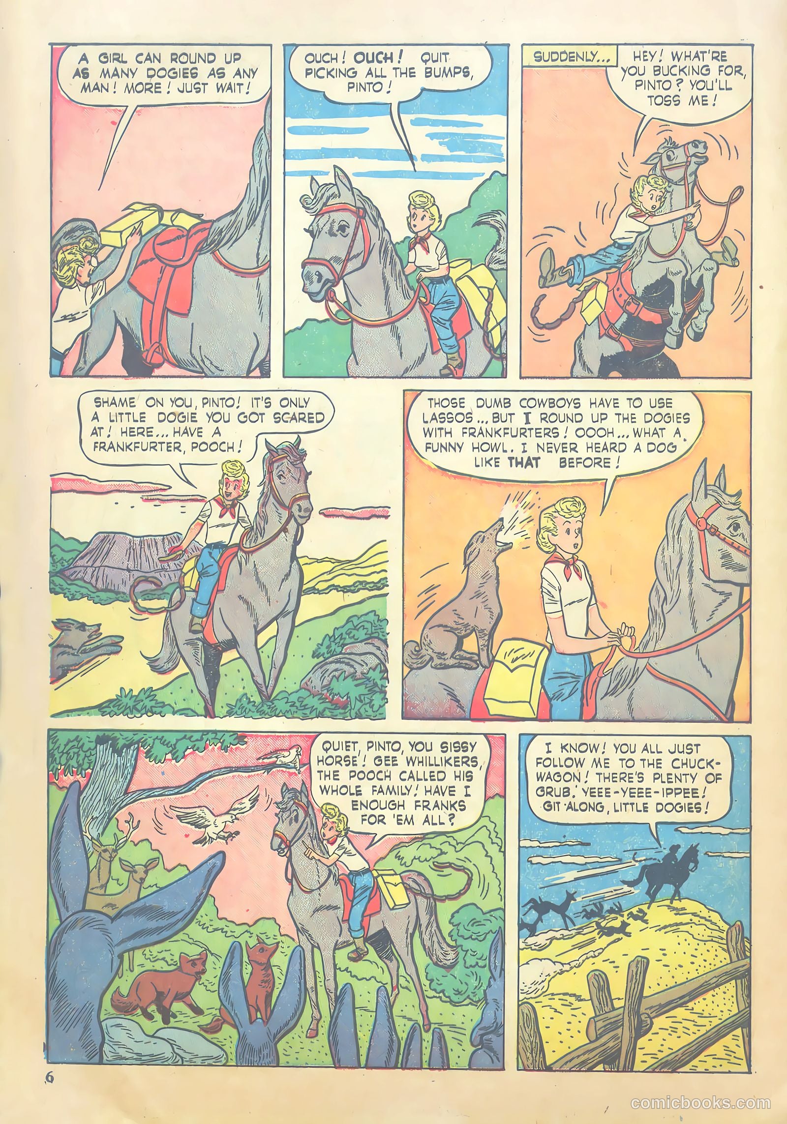 Girls' Fun and Fashion Magazine #48 (1950) — page 12 of 44