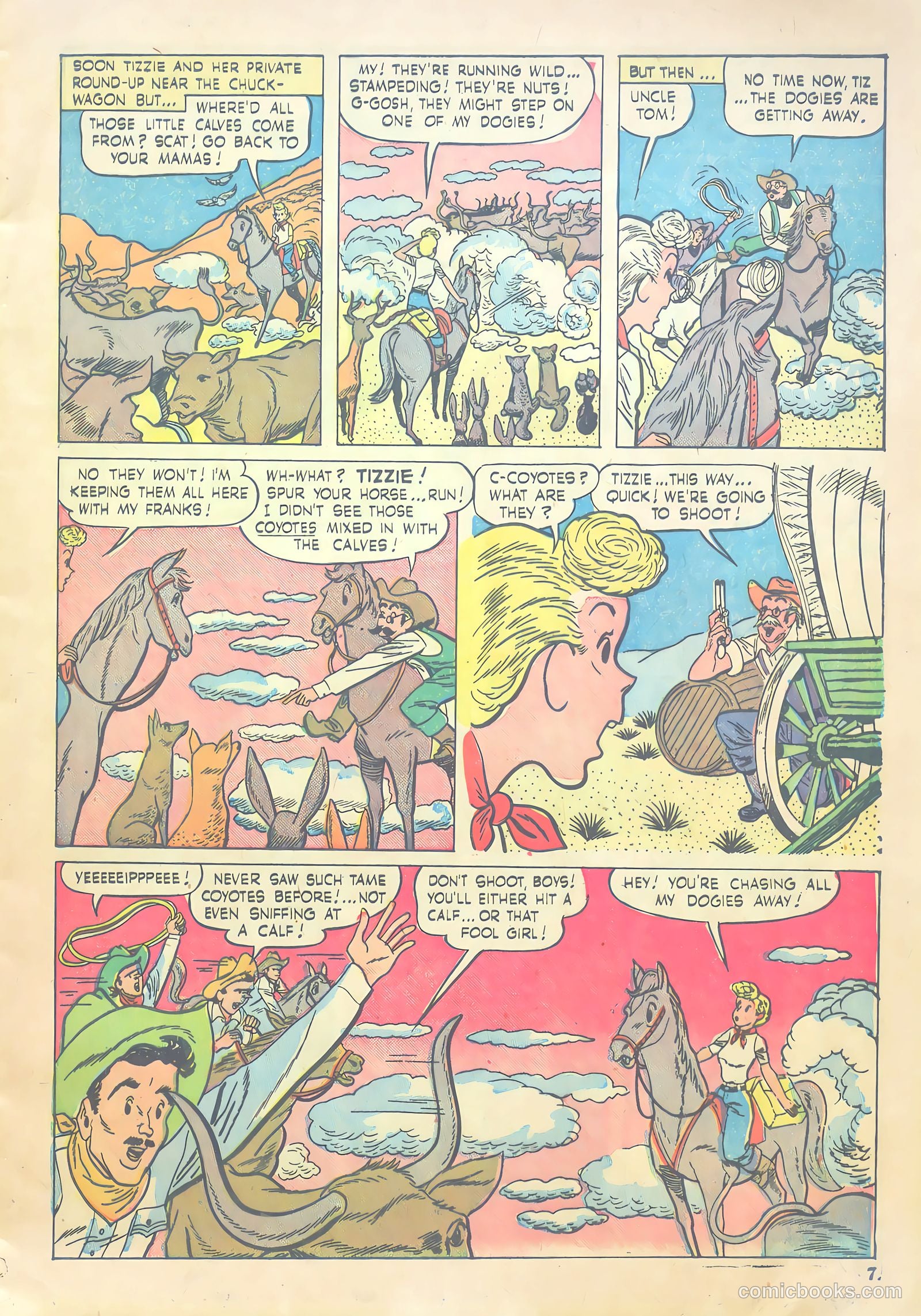 Girls' Fun and Fashion Magazine #48 (1950) — page 13 of 44