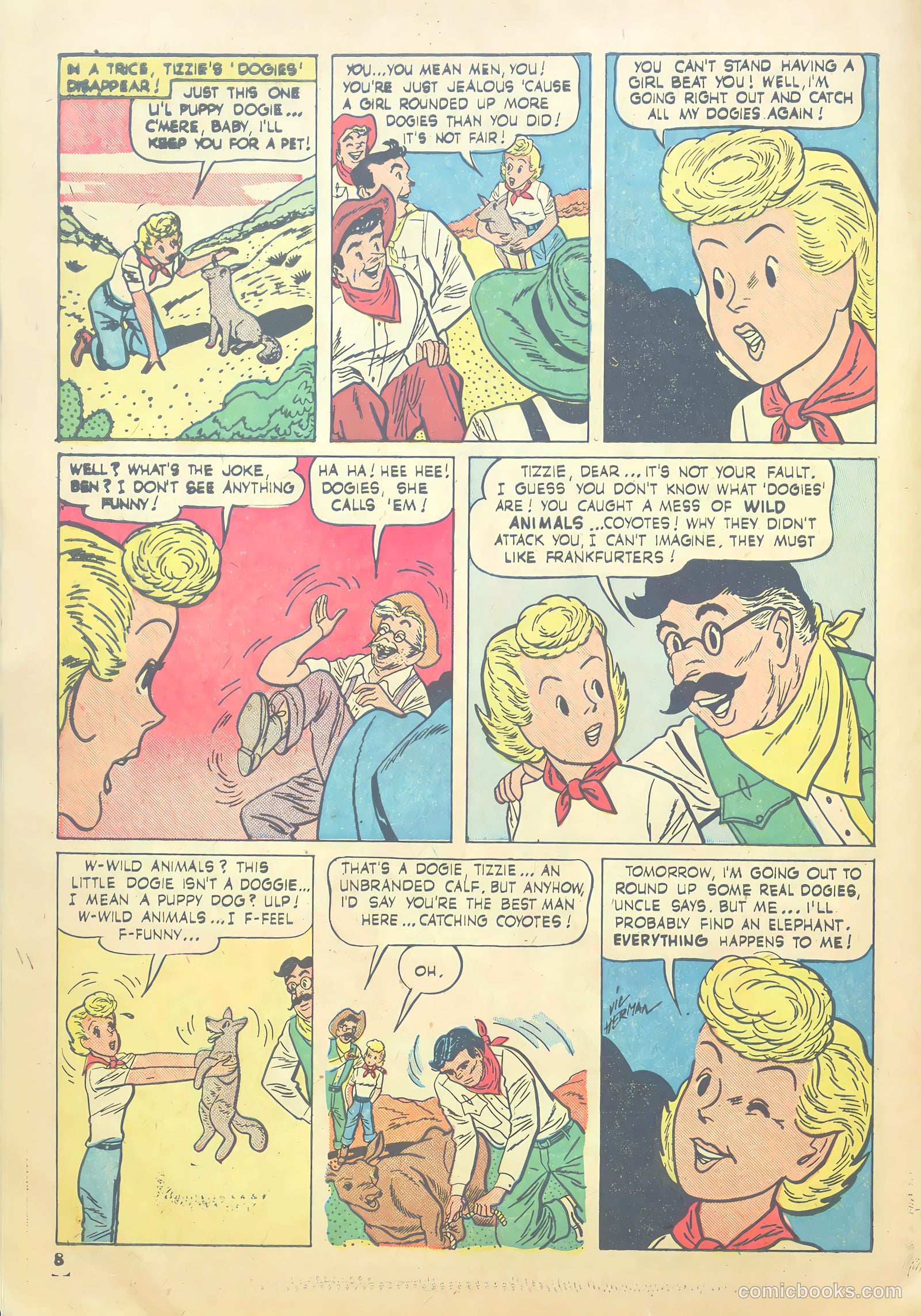 Girls' Fun and Fashion Magazine #48 (1950) — page 14 of 44