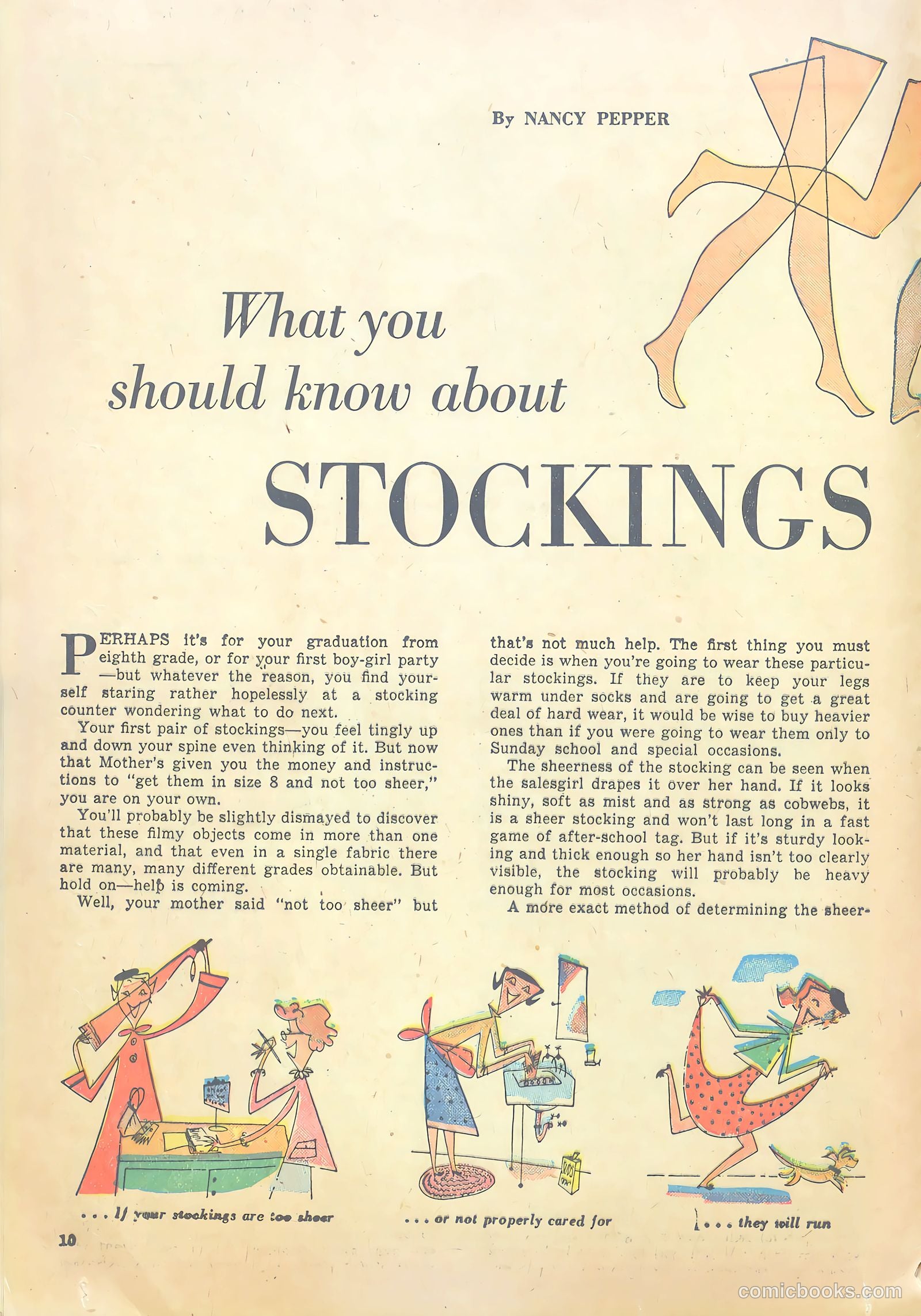 Girls' Fun and Fashion Magazine #48 (1950) — page 16 of 44