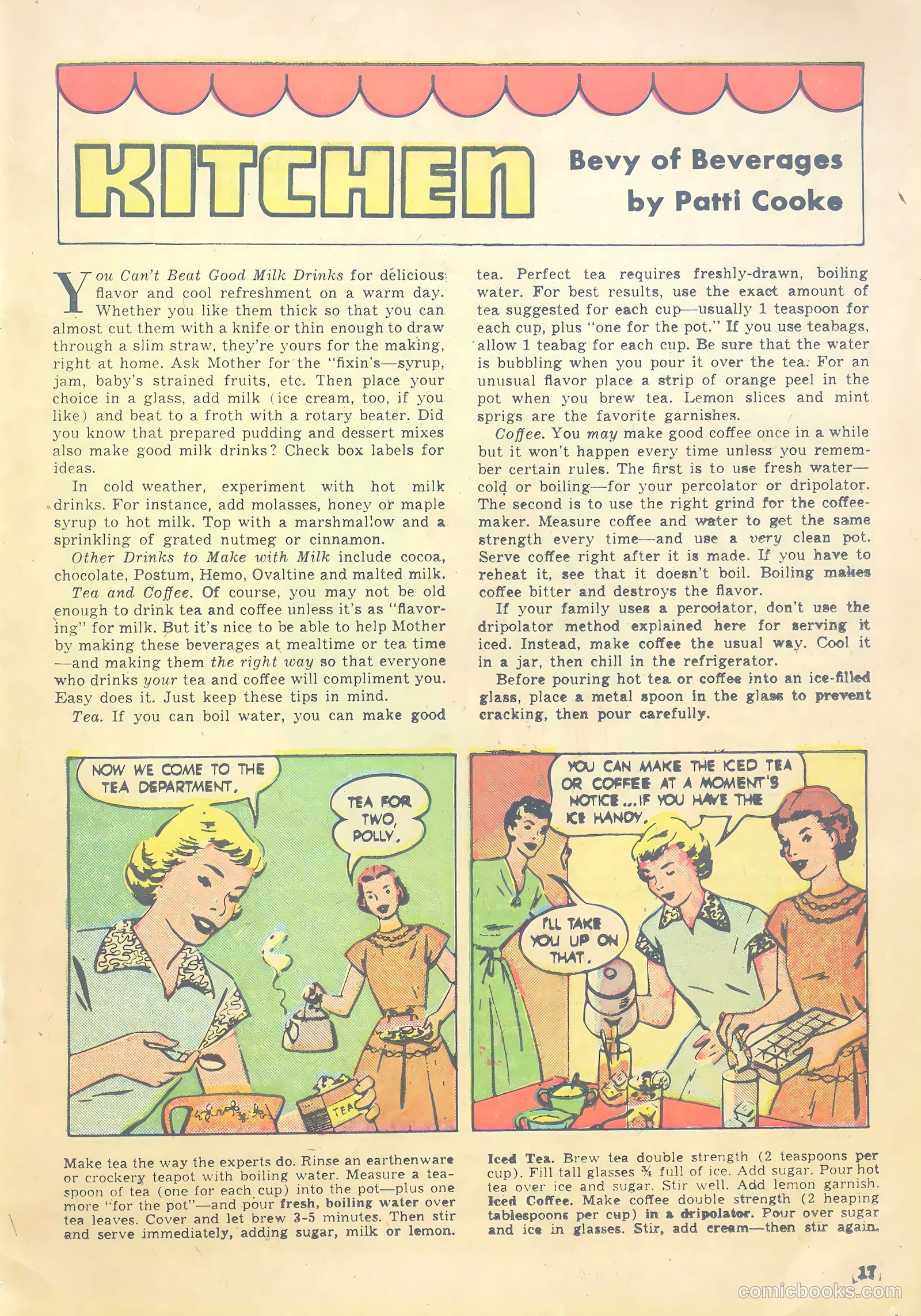 Girls' Fun and Fashion Magazine #48 (1950) — page 23 of 44