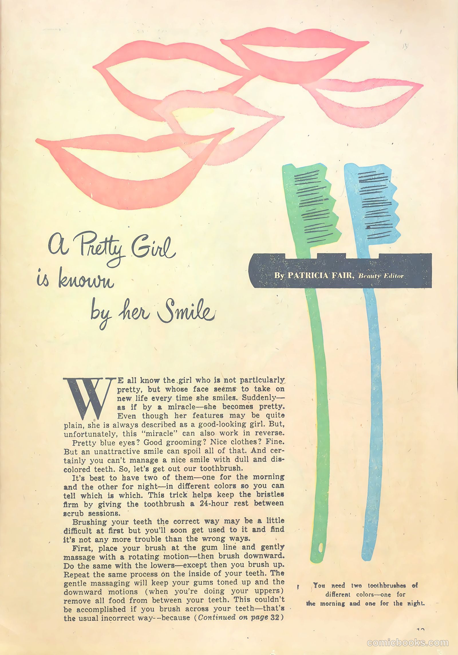 Girls' Fun and Fashion Magazine #48 (1950) — page 25 of 44