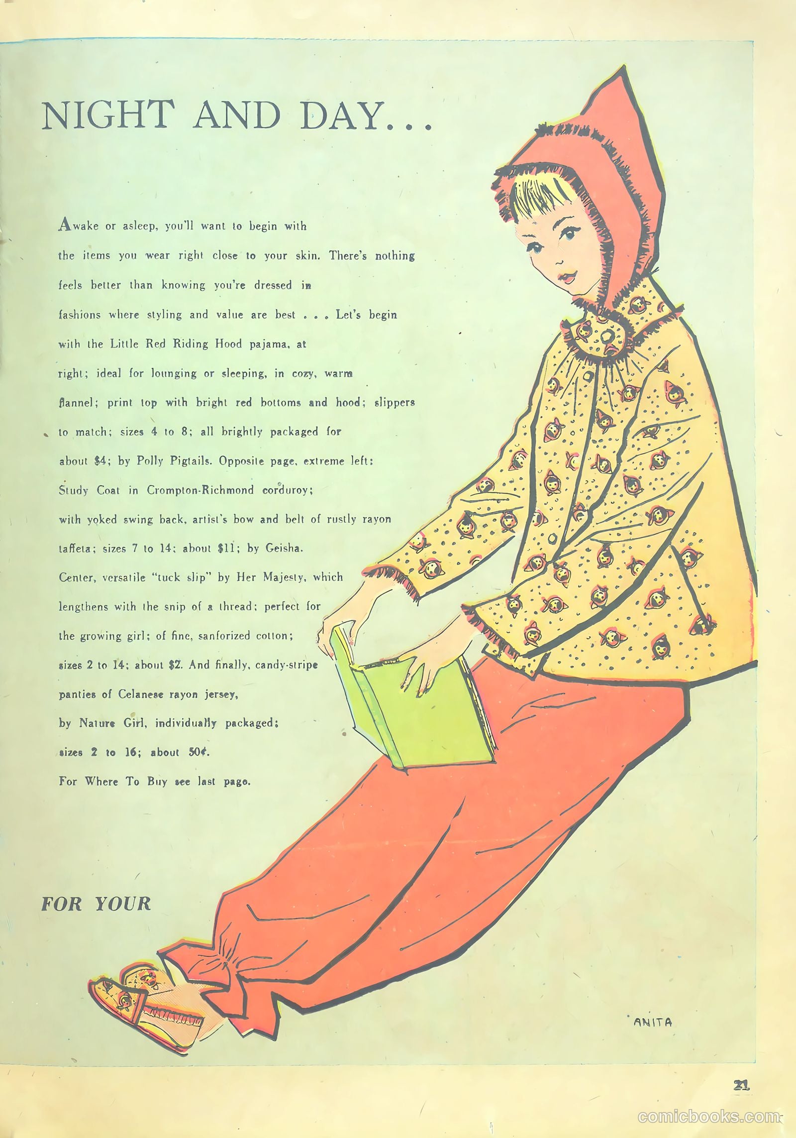 Girls' Fun and Fashion Magazine #48 (1950) — page 27 of 44