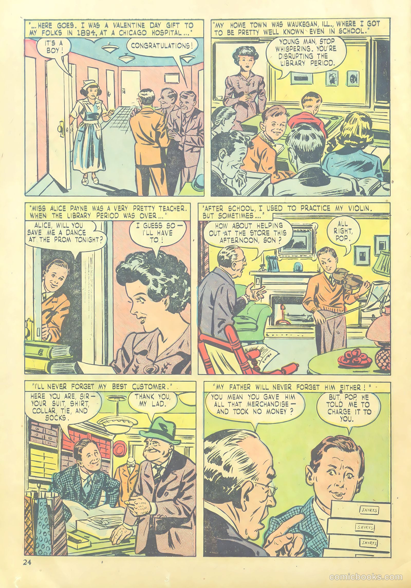Girls' Fun and Fashion Magazine #48 (1950) — page 30 of 44