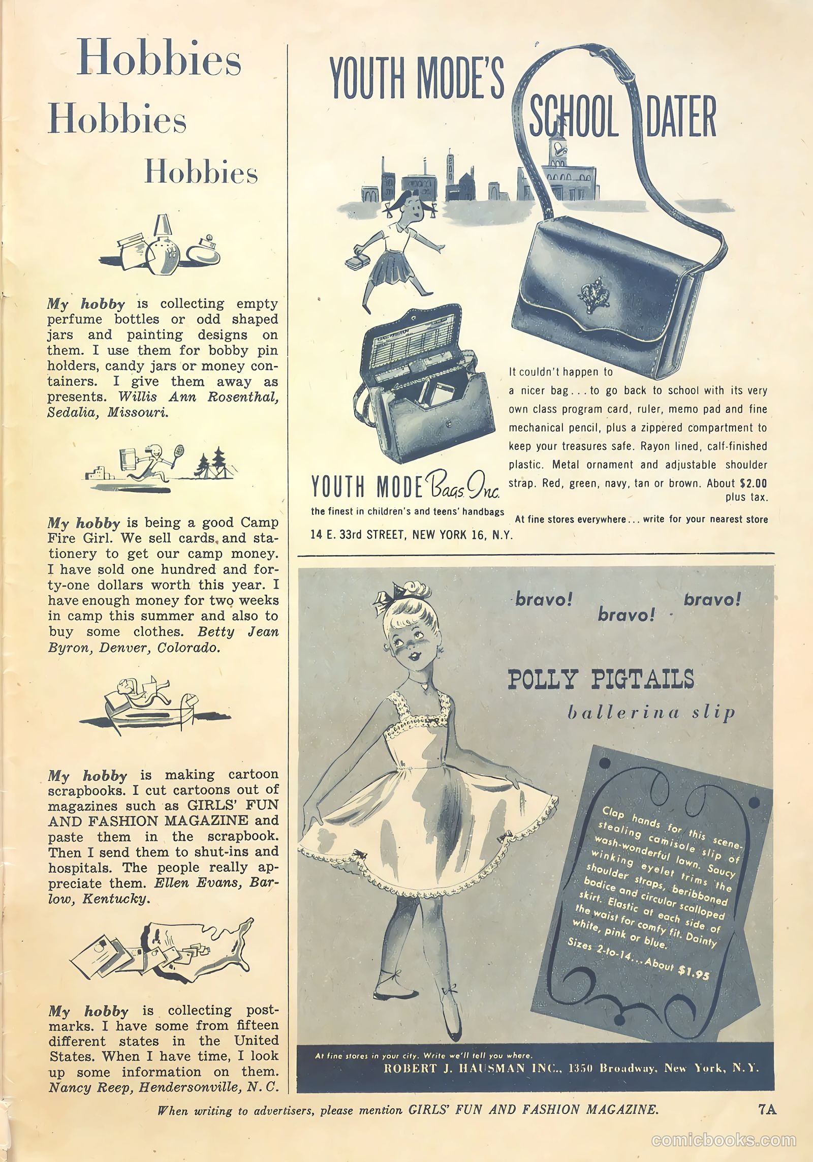 Girls' Fun and Fashion Magazine #48 (1950) — page 39 of 44