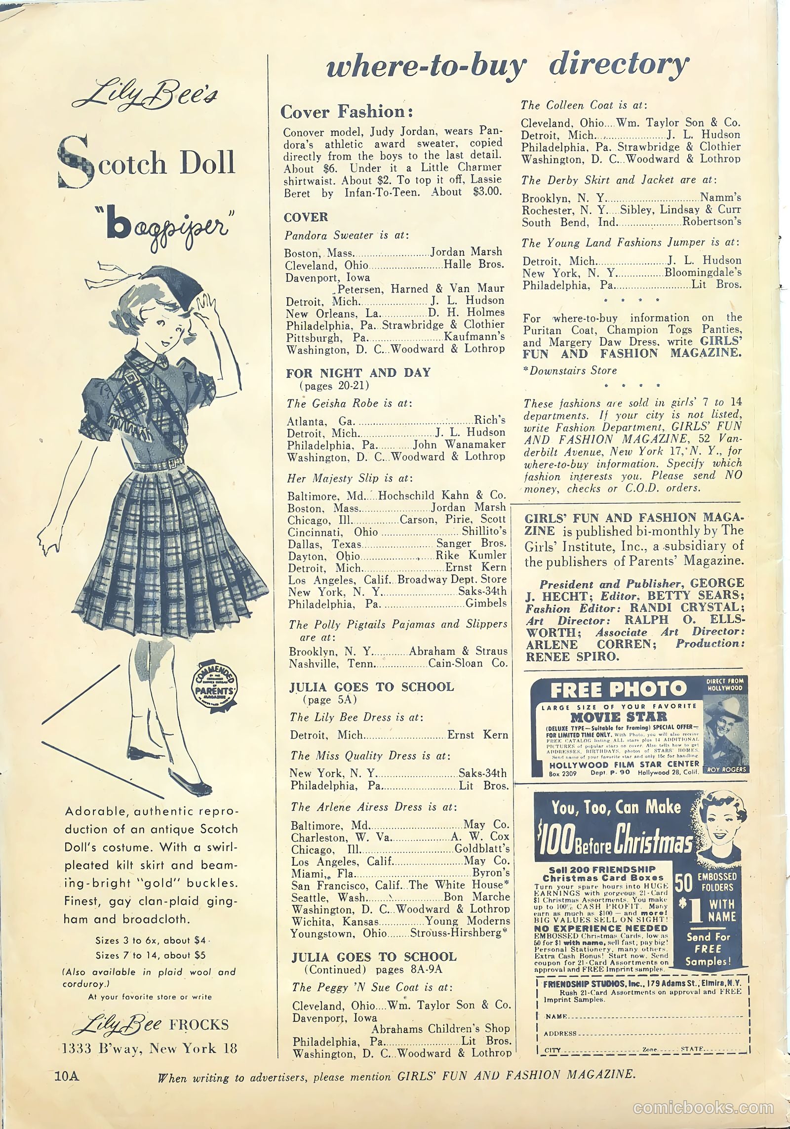Girls' Fun and Fashion Magazine #48 (1950) — page 42 of 44