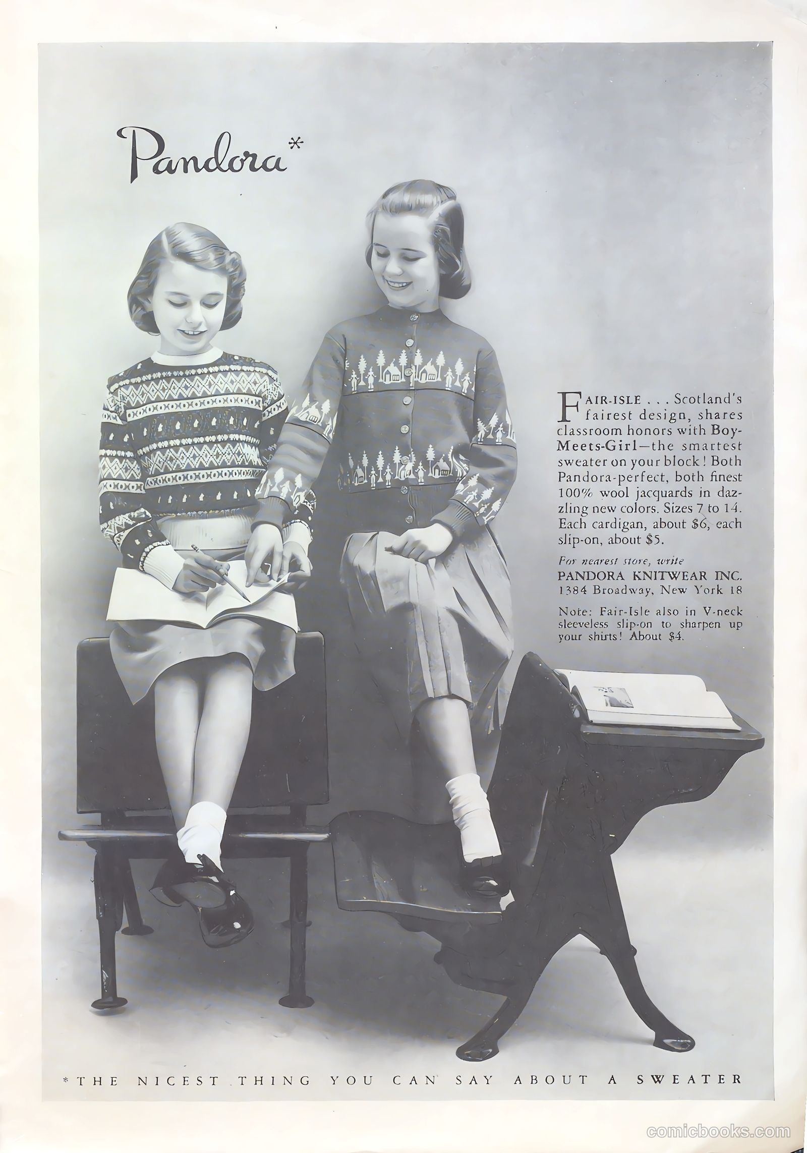 Girls' Fun and Fashion Magazine #48 (1950) — page 43 of 44