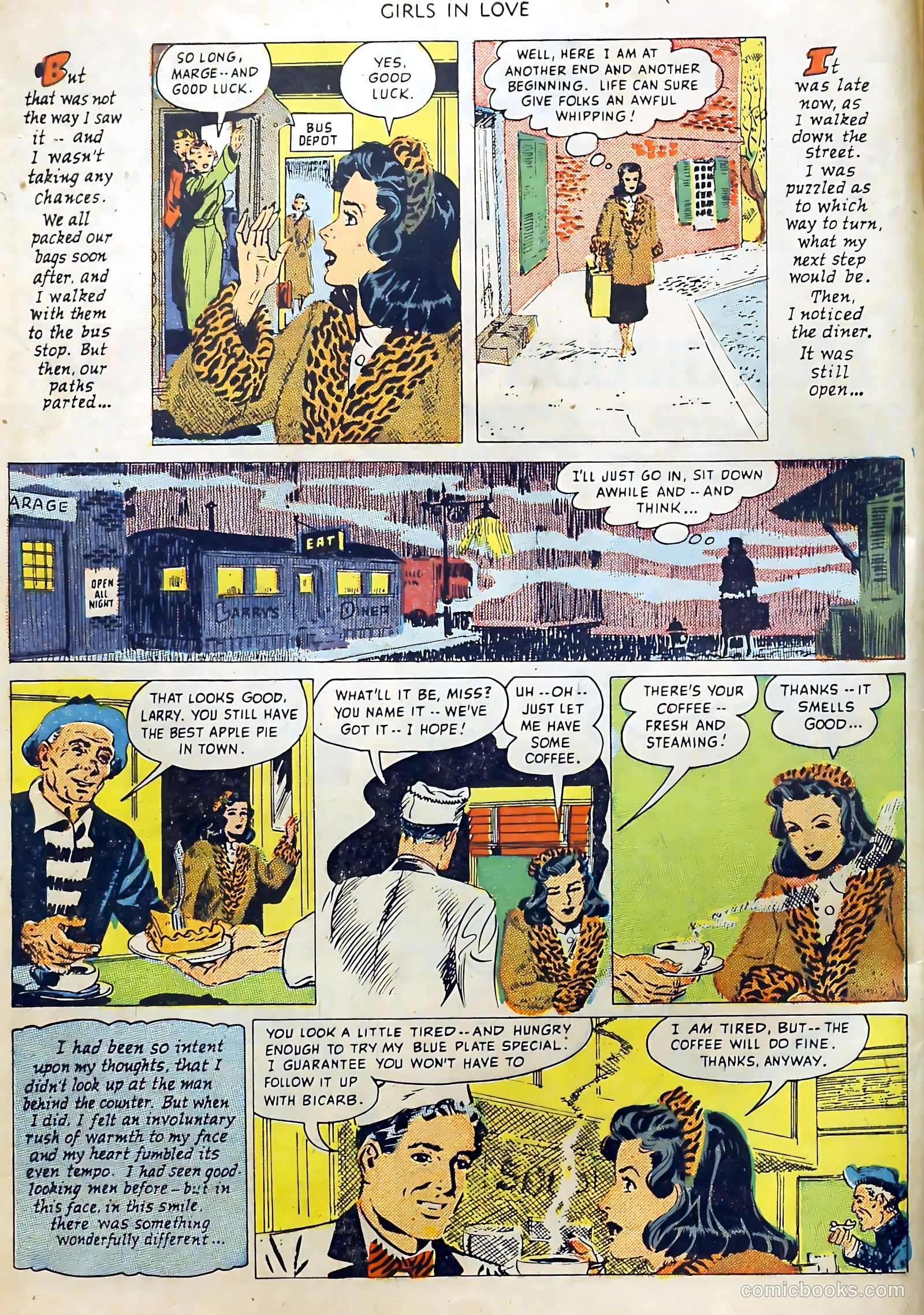 Girls in Love #1 (1950) — page 4 of 36
