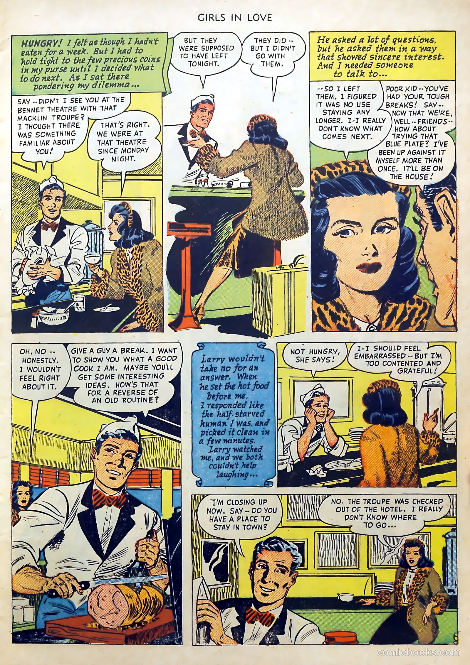 Girls in Love #1 (1950) — page 5 of 36