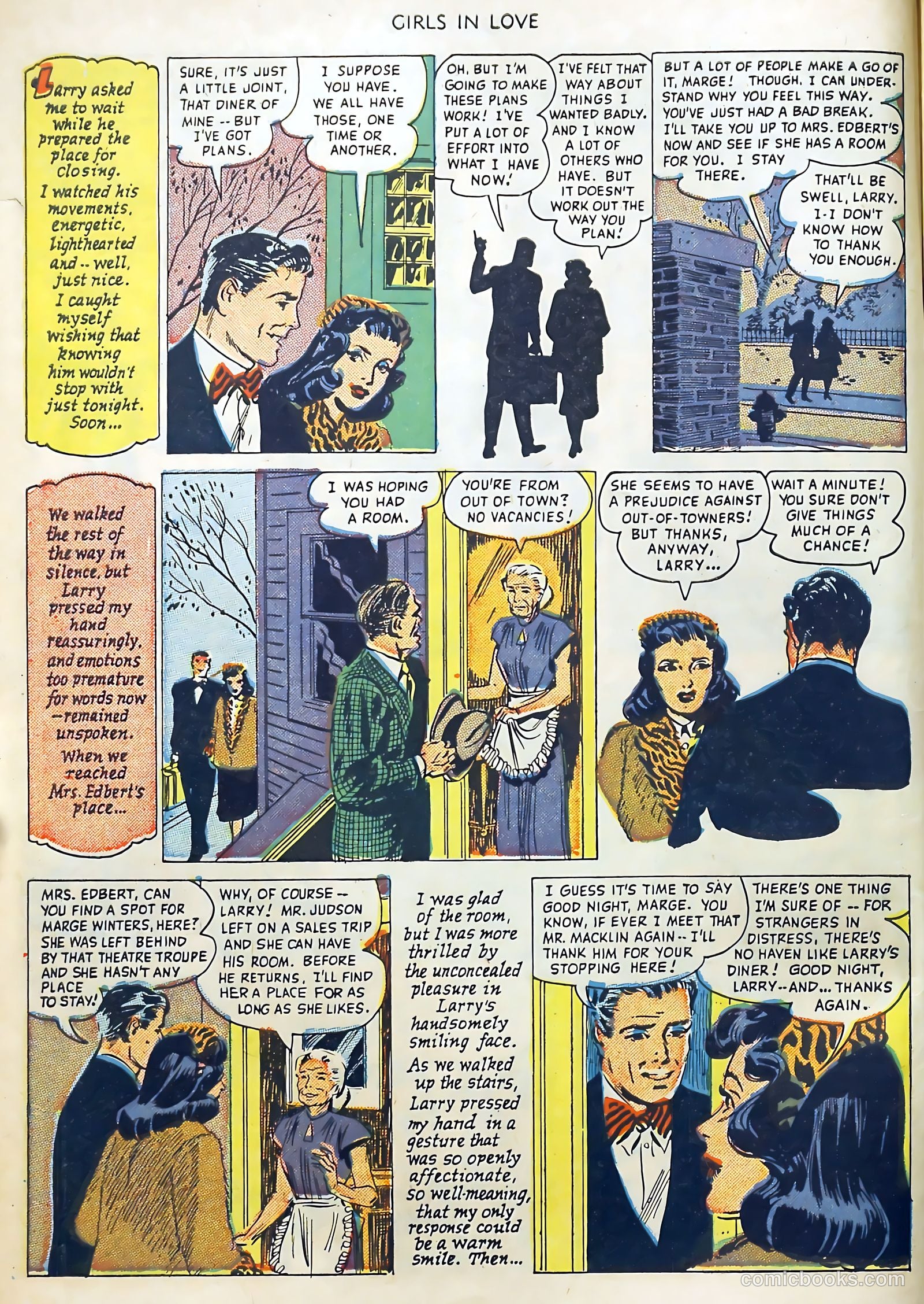 Girls in Love #1 (1950) — page 6 of 36