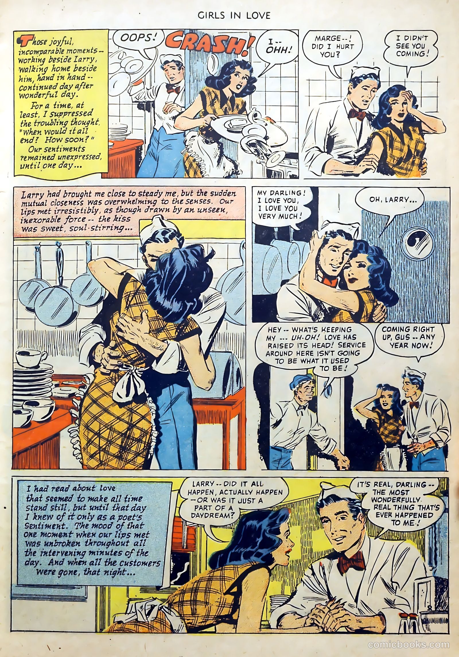 Girls in Love #1 (1950) — page 9 of 36