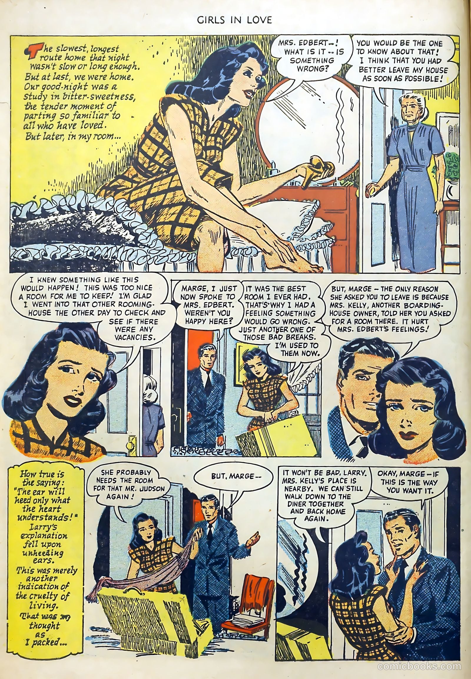 Girls in Love #1 (1950) — page 10 of 36