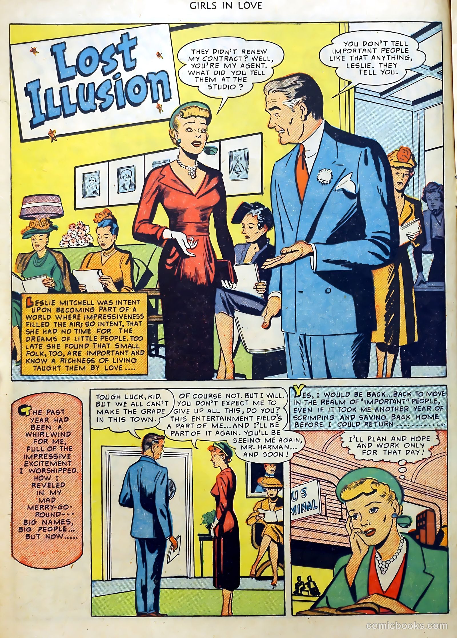 Girls in Love #1 (1950) — page 16 of 36