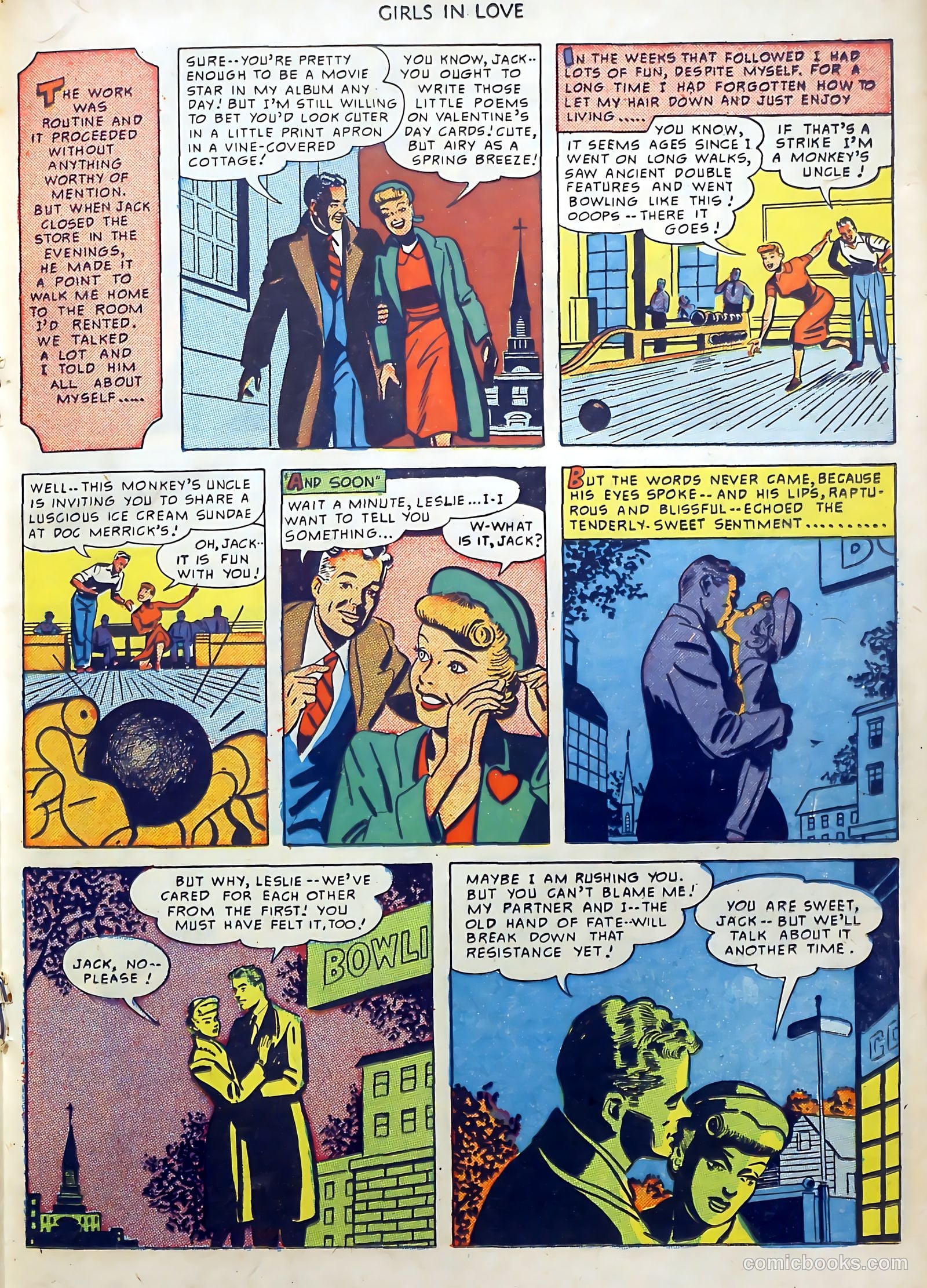 Girls in Love #1 (1950) — page 19 of 36