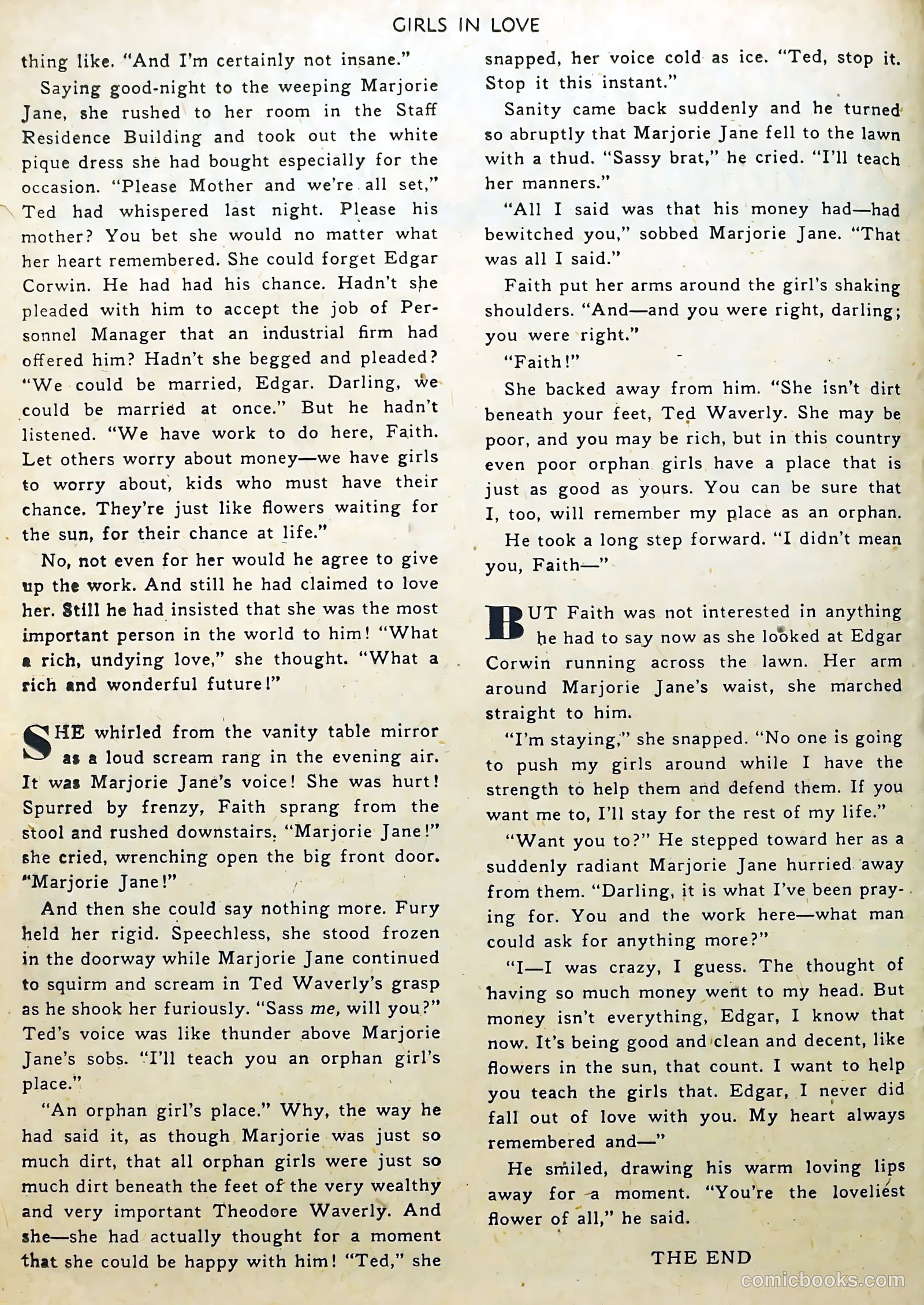 Girls in Love #1 (1950) — page 24 of 36