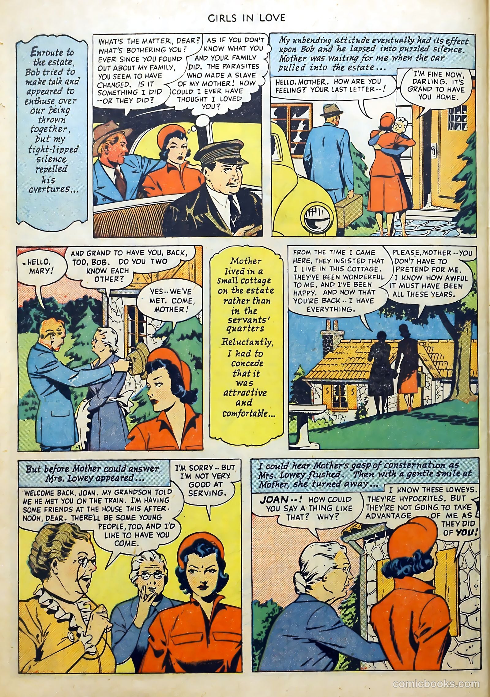 Girls in Love #1 (1950) — page 28 of 36