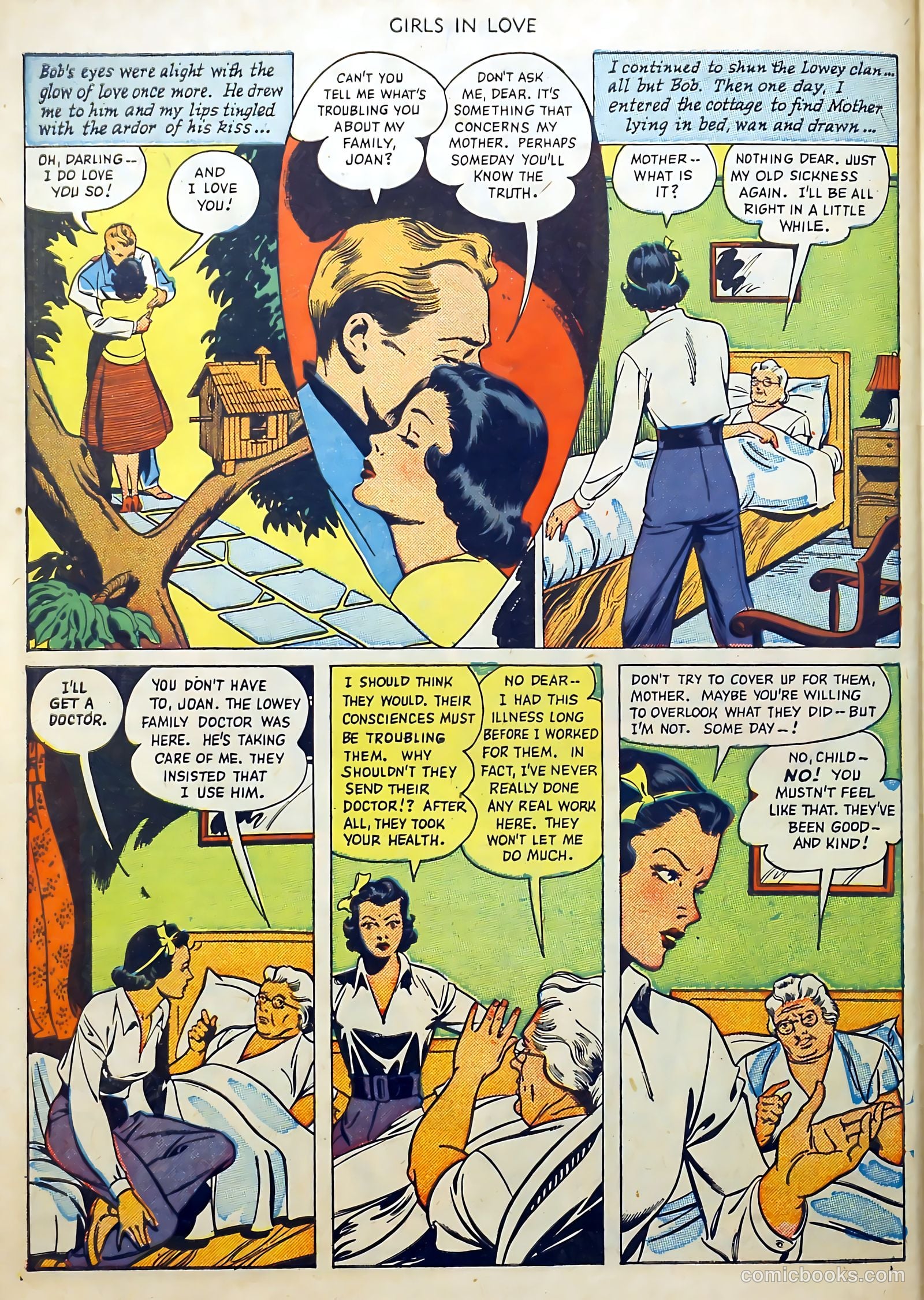 Girls in Love #1 (1950) — page 30 of 36