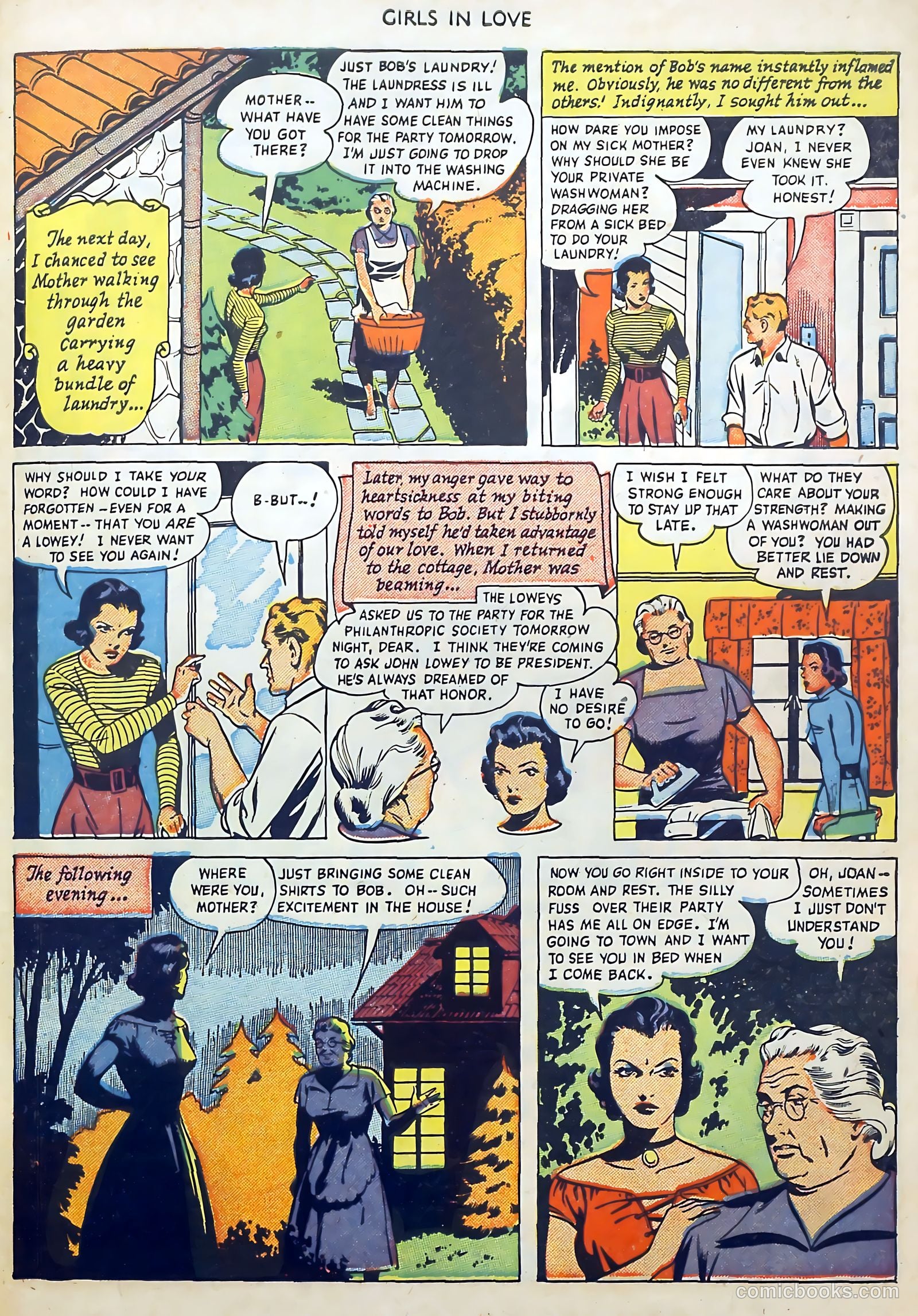 Girls in Love #1 (1950) — page 31 of 36